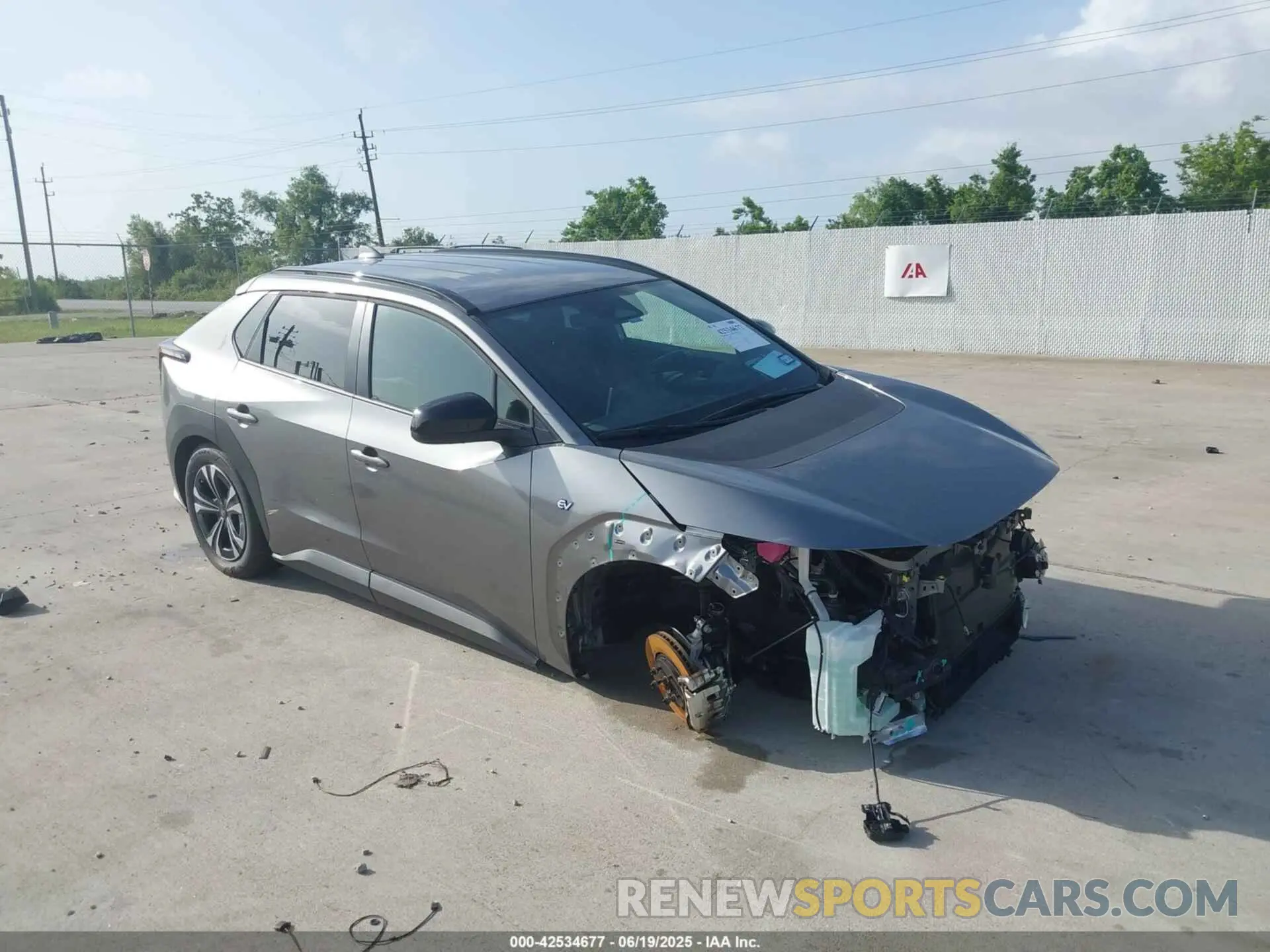 1 Photograph of a damaged car JTMABABA8RA059380 SUBARU SOLTERRA 2024