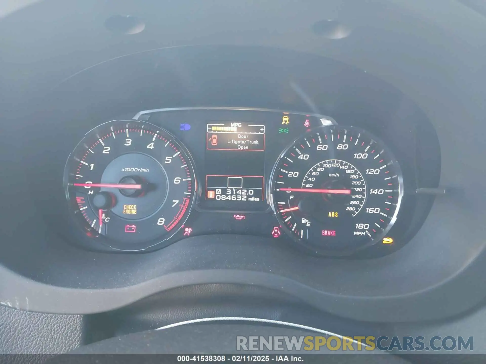 7 Photograph of a damaged car JF1VA1A60K9811071 SUBARU WRX 2019