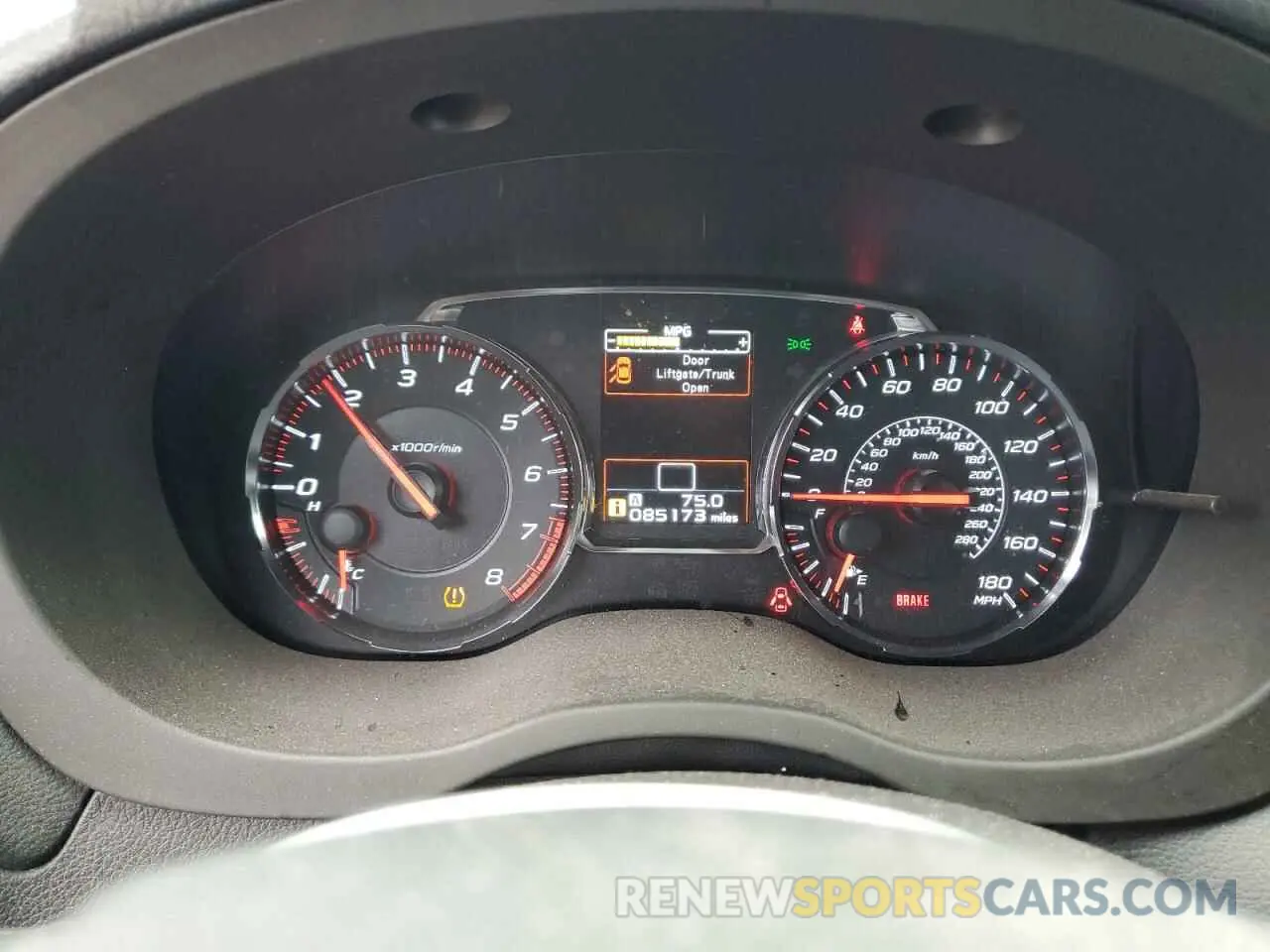 9 Photograph of a damaged car JF1VA1A63K9819309 SUBARU WRX 2019