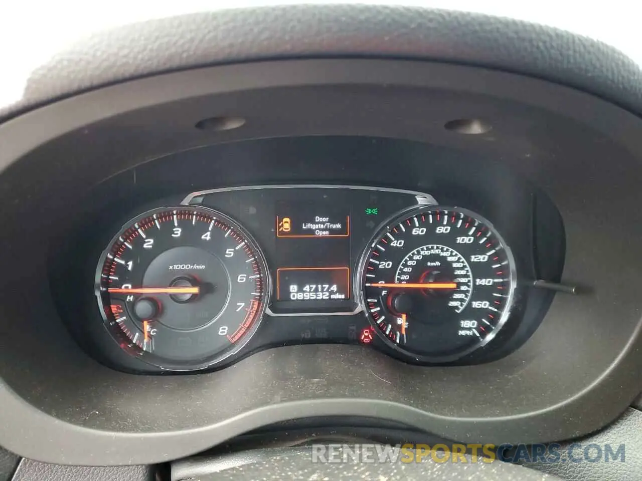 9 Photograph of a damaged car JF1VA1A63K9822128 SUBARU WRX 2019