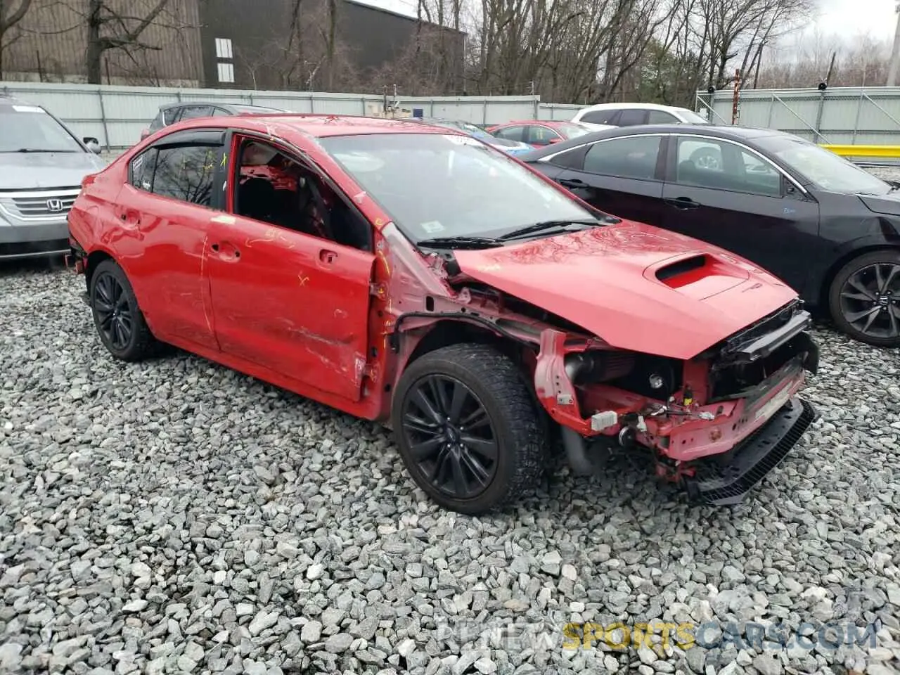 4 Photograph of a damaged car JF1VA1A64K9809081 SUBARU WRX 2019