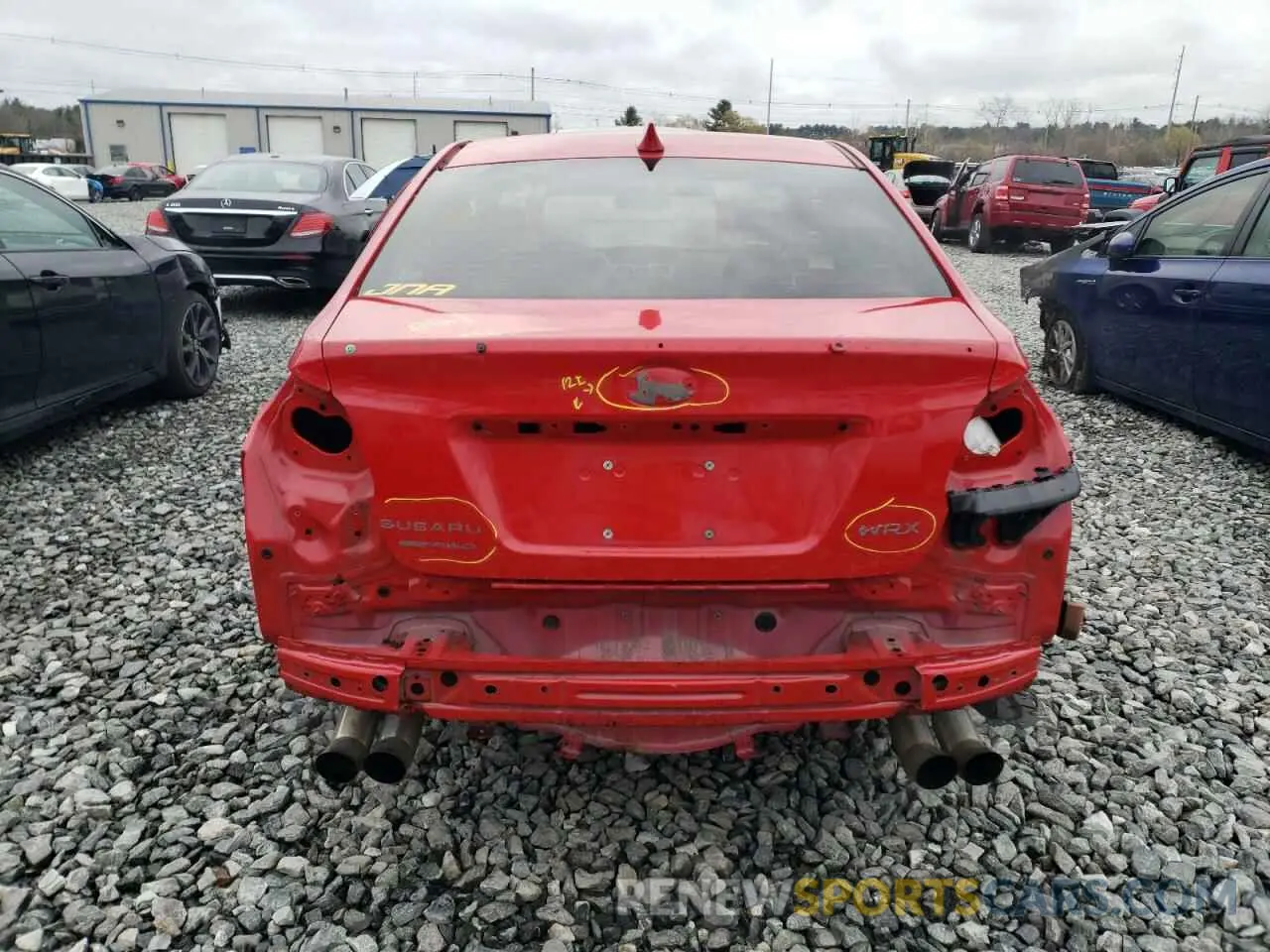6 Photograph of a damaged car JF1VA1A64K9809081 SUBARU WRX 2019