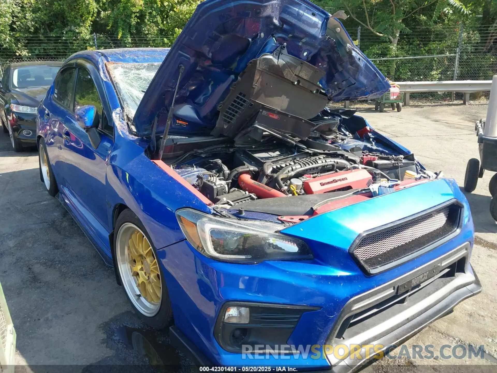 1 Photograph of a damaged car JF1VA1A69K9815734 SUBARU WRX 2019