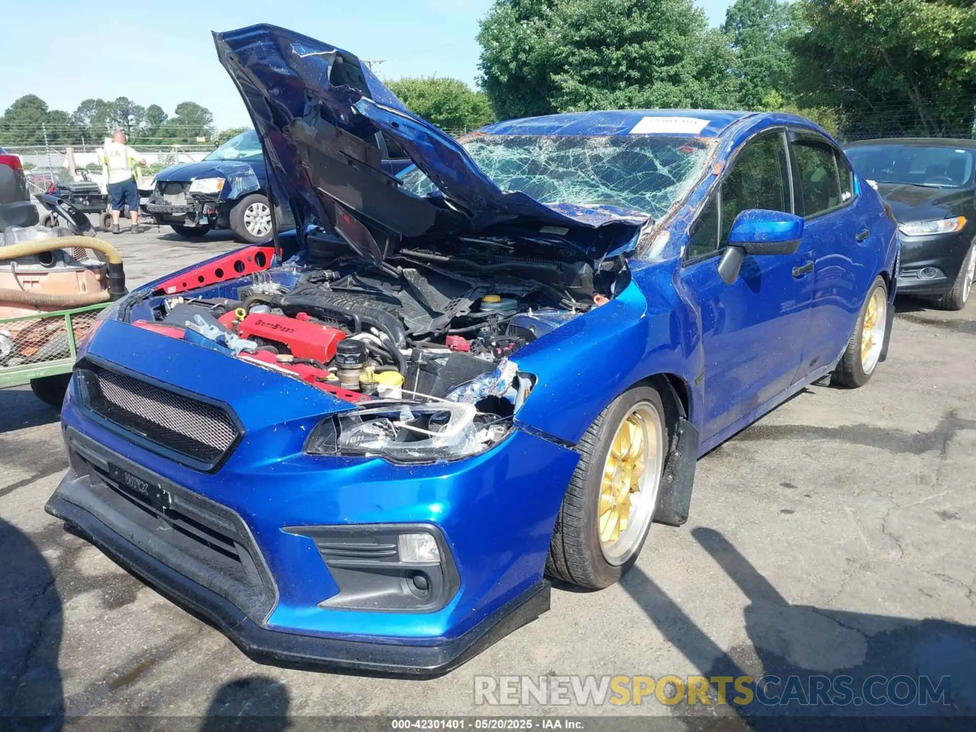 2 Photograph of a damaged car JF1VA1A69K9815734 SUBARU WRX 2019