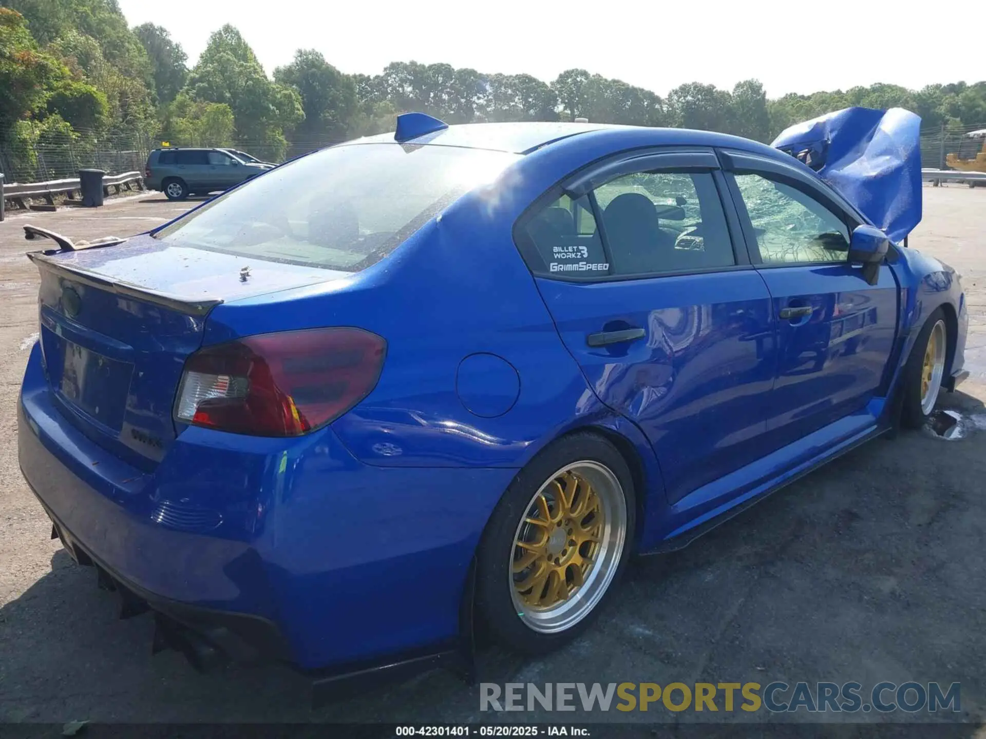 4 Photograph of a damaged car JF1VA1A69K9815734 SUBARU WRX 2019