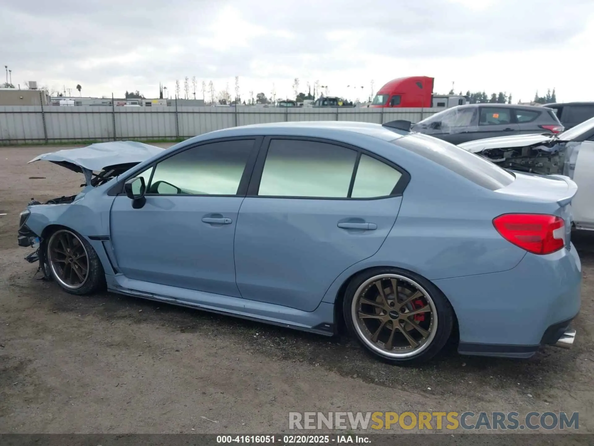 15 Photograph of a damaged car JF1VA1B63K9808132 SUBARU WRX 2019