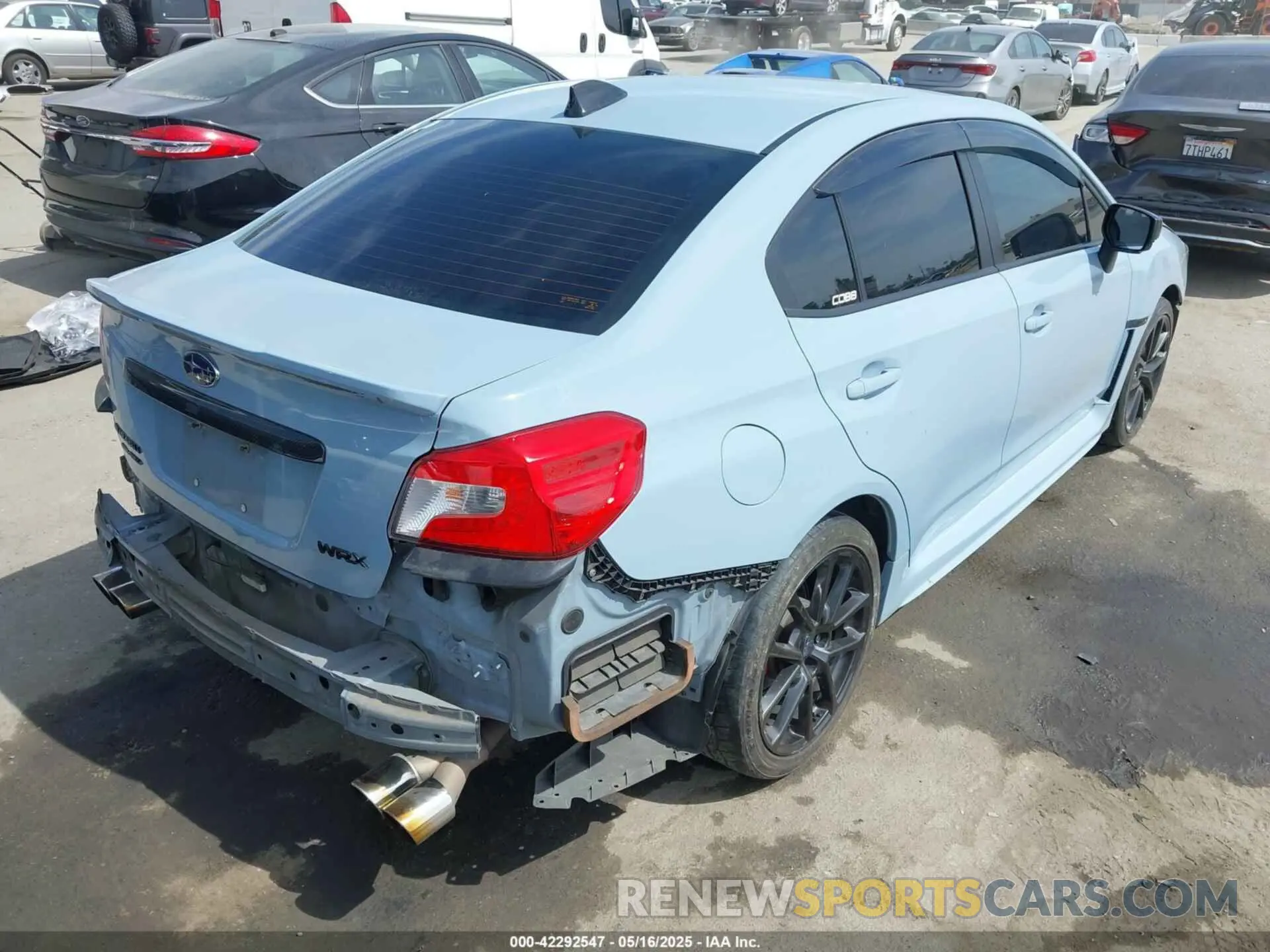 4 Photograph of a damaged car JF1VA1B69K9808359 SUBARU WRX 2019