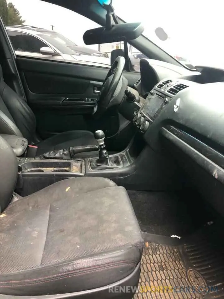 5 Photograph of a damaged car JF1VA1C64K9800720 SUBARU WRX 2019