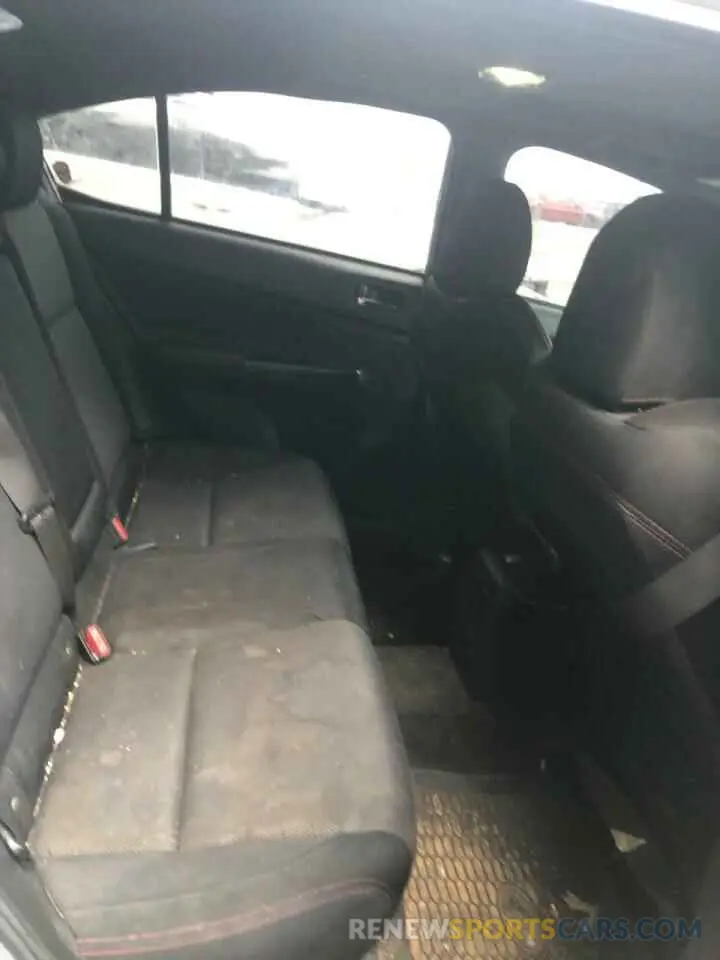 6 Photograph of a damaged car JF1VA1C64K9800720 SUBARU WRX 2019