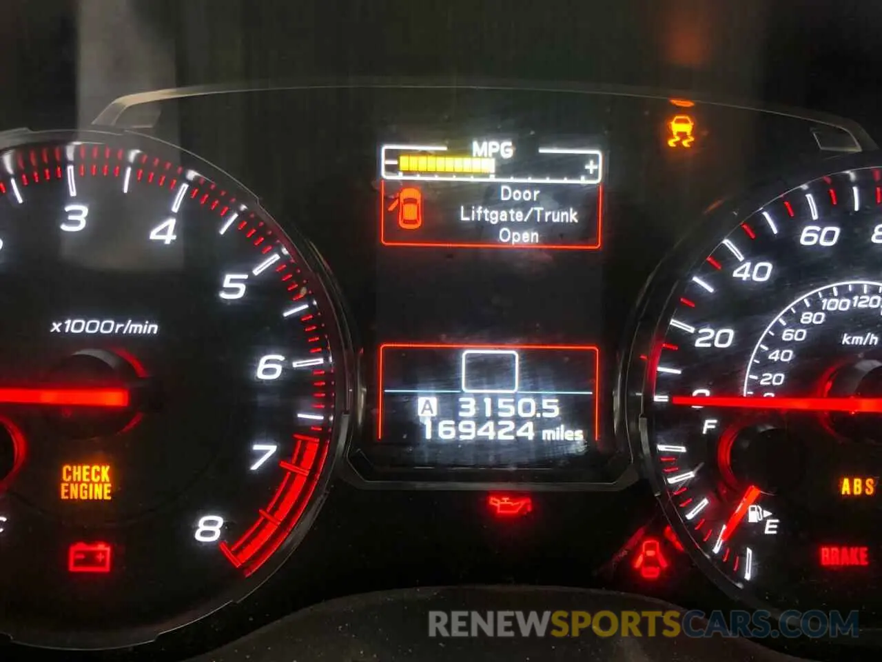 8 Photograph of a damaged car JF1VA1C64K9800720 SUBARU WRX 2019