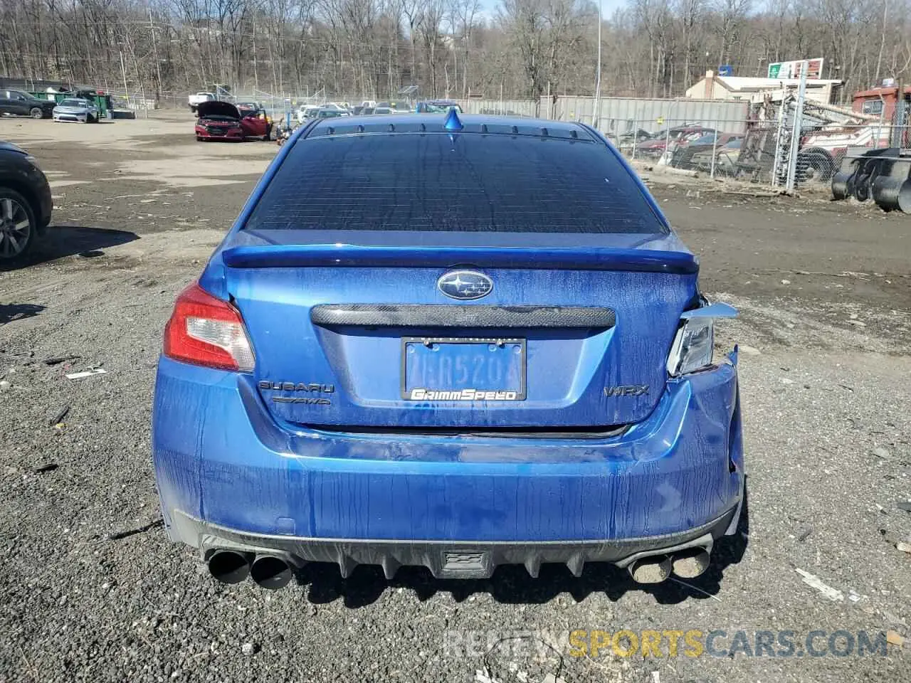 6 Photograph of a damaged car JF1VA1C64K9807991 SUBARU WRX 2019