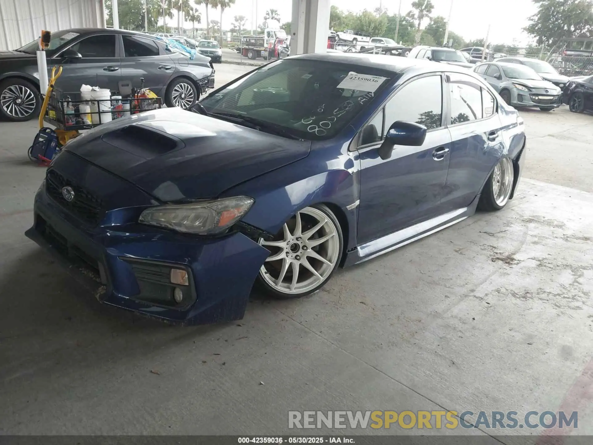 2 Photograph of a damaged car JF1VA1C65K9800502 SUBARU WRX 2019