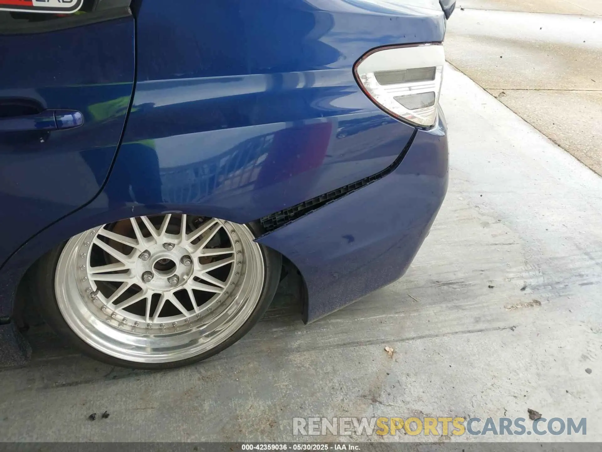 20 Photograph of a damaged car JF1VA1C65K9800502 SUBARU WRX 2019