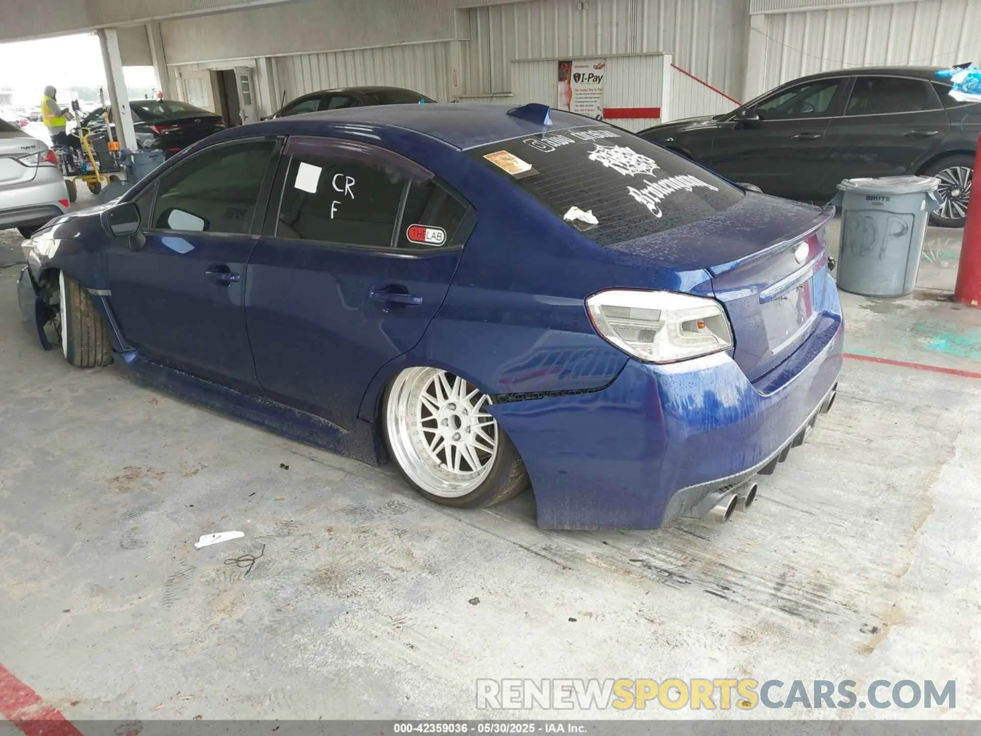 3 Photograph of a damaged car JF1VA1C65K9800502 SUBARU WRX 2019