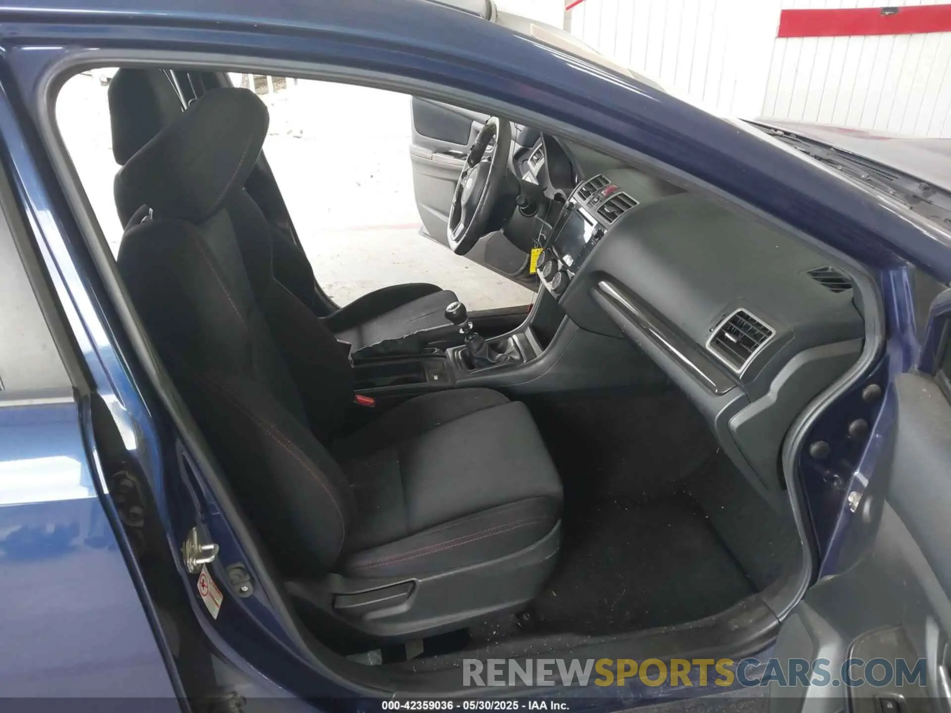 5 Photograph of a damaged car JF1VA1C65K9800502 SUBARU WRX 2019