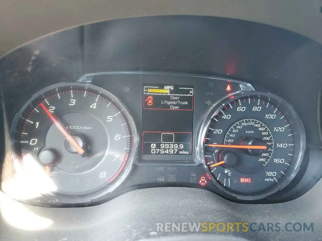9 Photograph of a damaged car JF1VA1C67K9818810 SUBARU WRX 2019