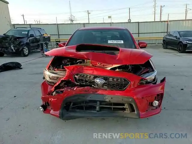 14 Photograph of a damaged car JF1VA1H60K9813425 SUBARU WRX 2019