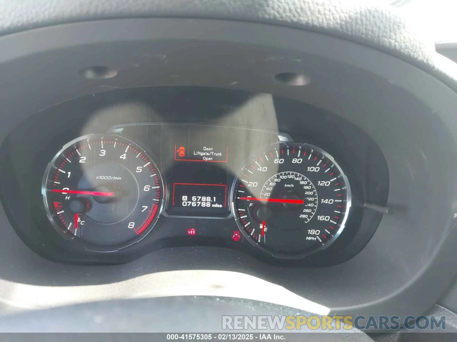 7 Photograph of a damaged car JF1VA1H67K9827449 SUBARU WRX 2019