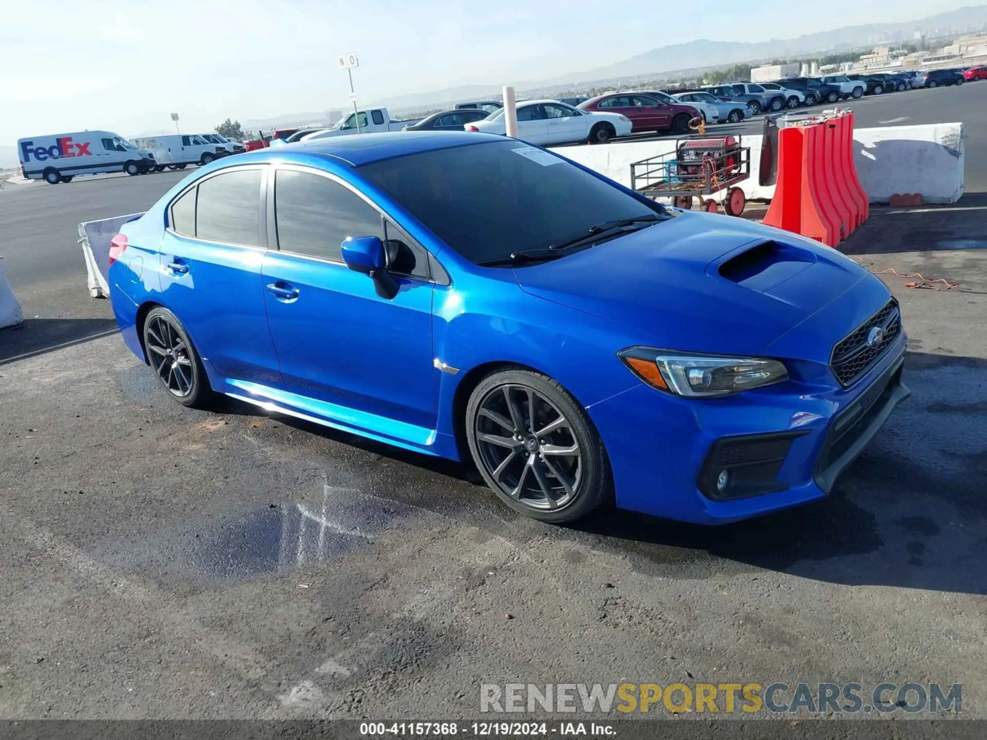 1 Photograph of a damaged car JF1VA1H67K9827967 SUBARU WRX 2019