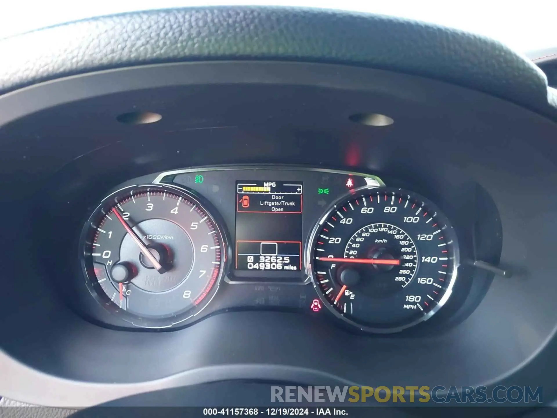 7 Photograph of a damaged car JF1VA1H67K9827967 SUBARU WRX 2019