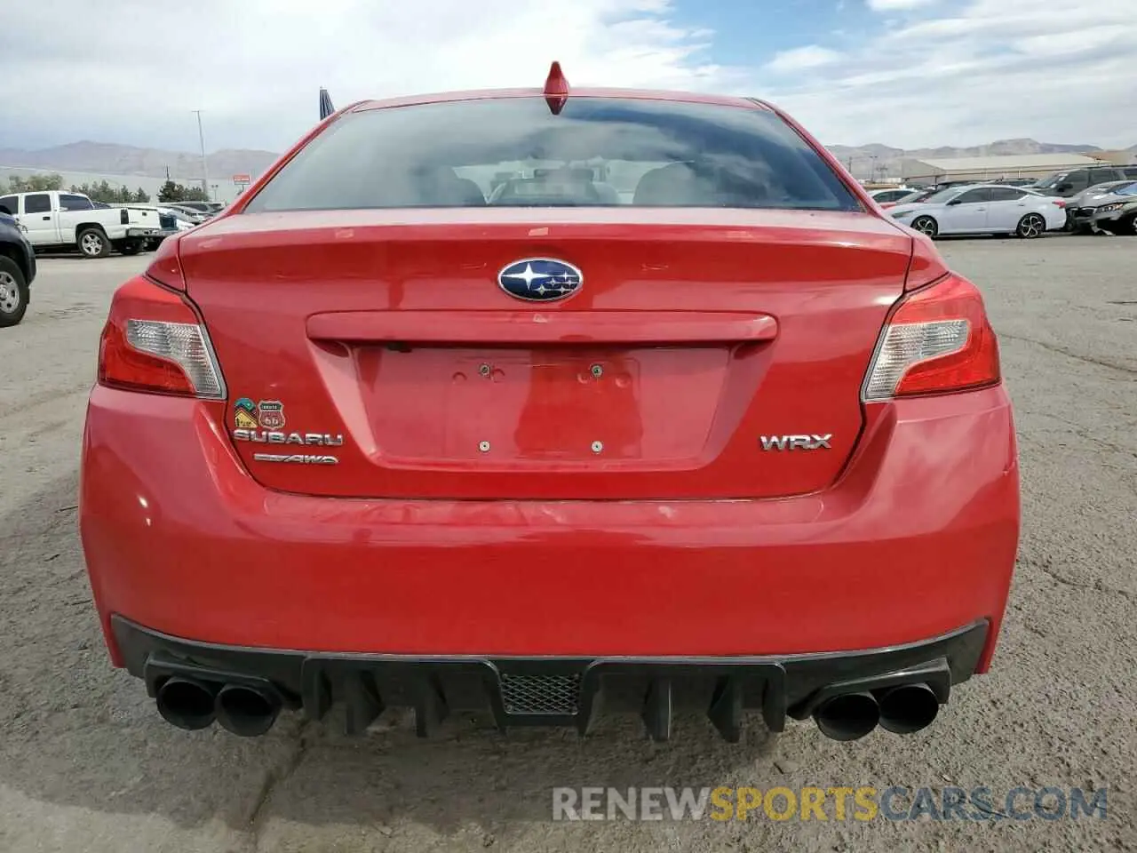 6 Photograph of a damaged car JF1VA1J62K9815932 SUBARU WRX 2019
