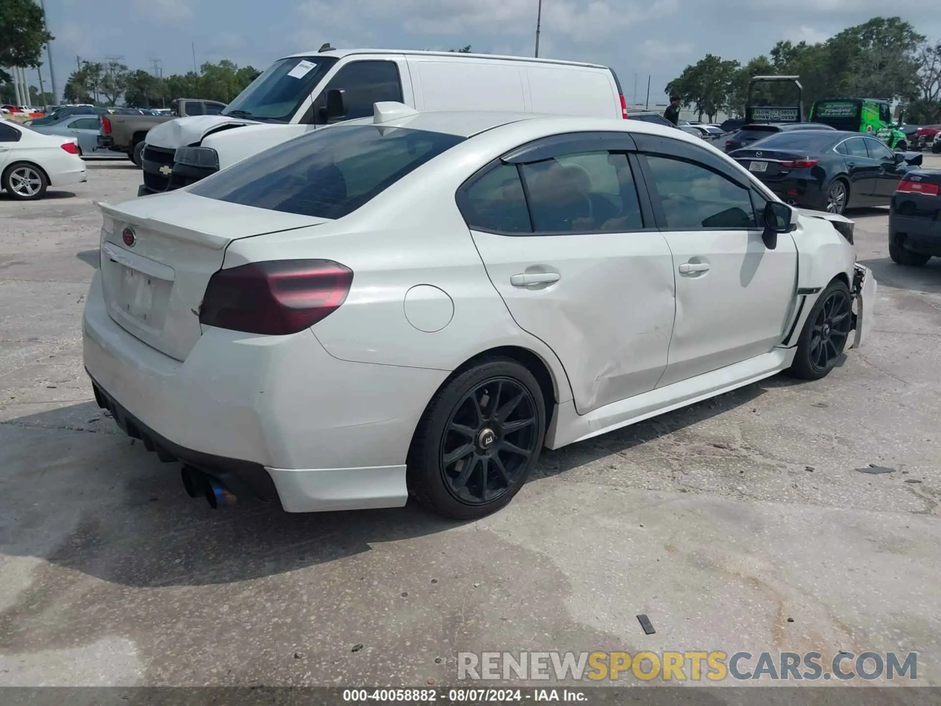 4 Photograph of a damaged car JF1VA1N66K8827839 SUBARU WRX 2019