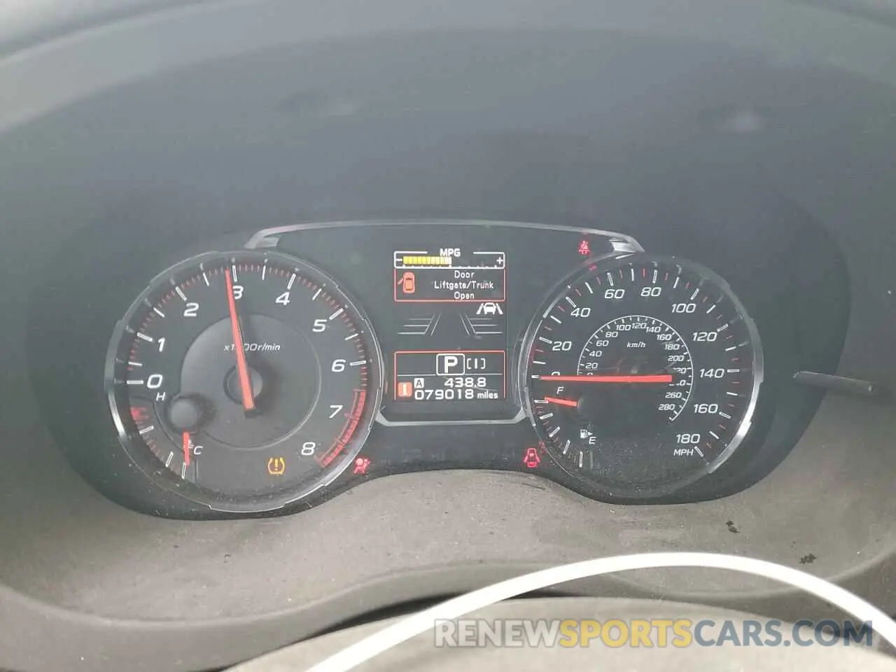 9 Photograph of a damaged car JF1VA1P65K8828266 SUBARU WRX 2019