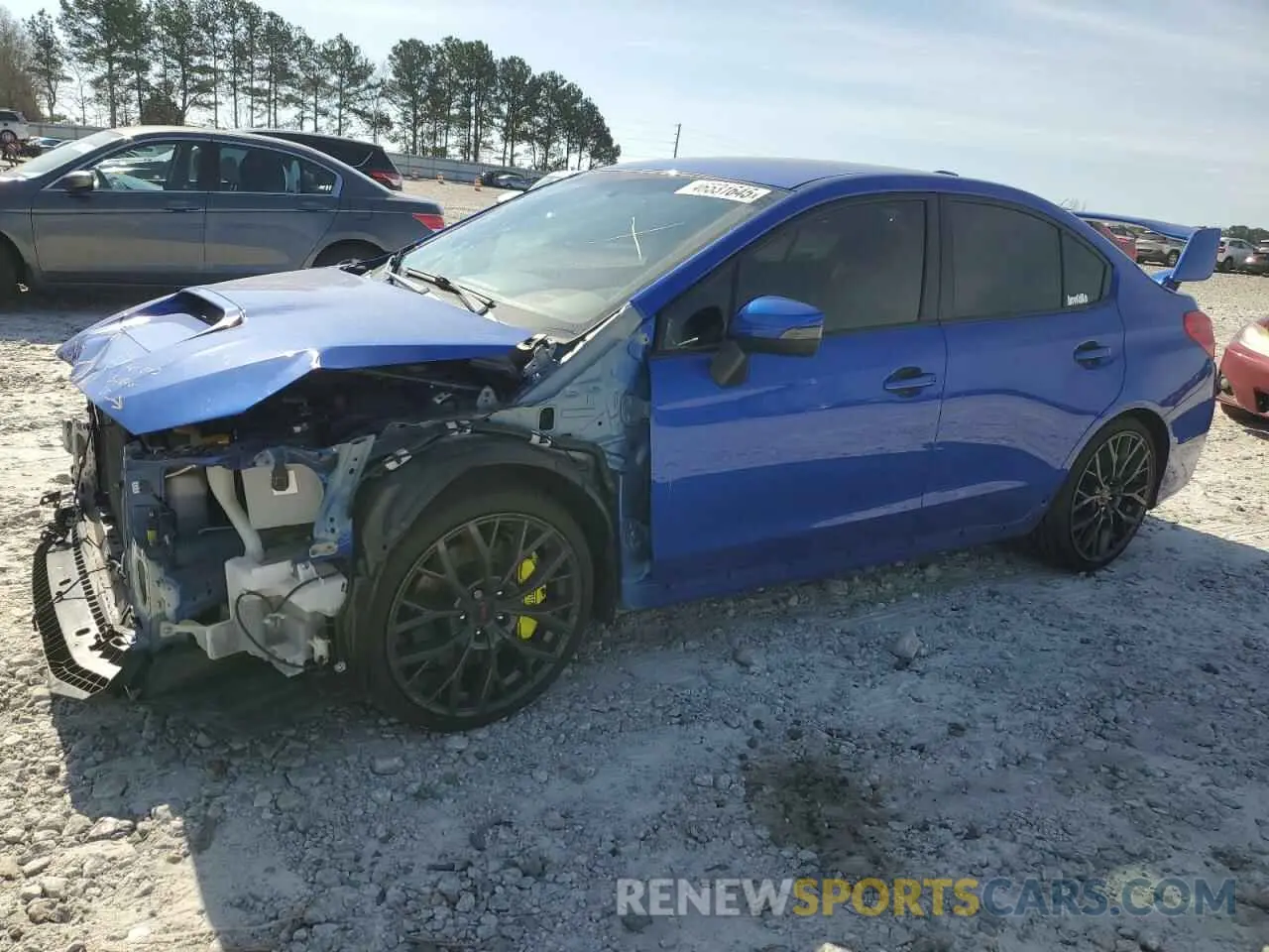 1 Photograph of a damaged car JF1VA2R65K9814137 SUBARU WRX 2019
