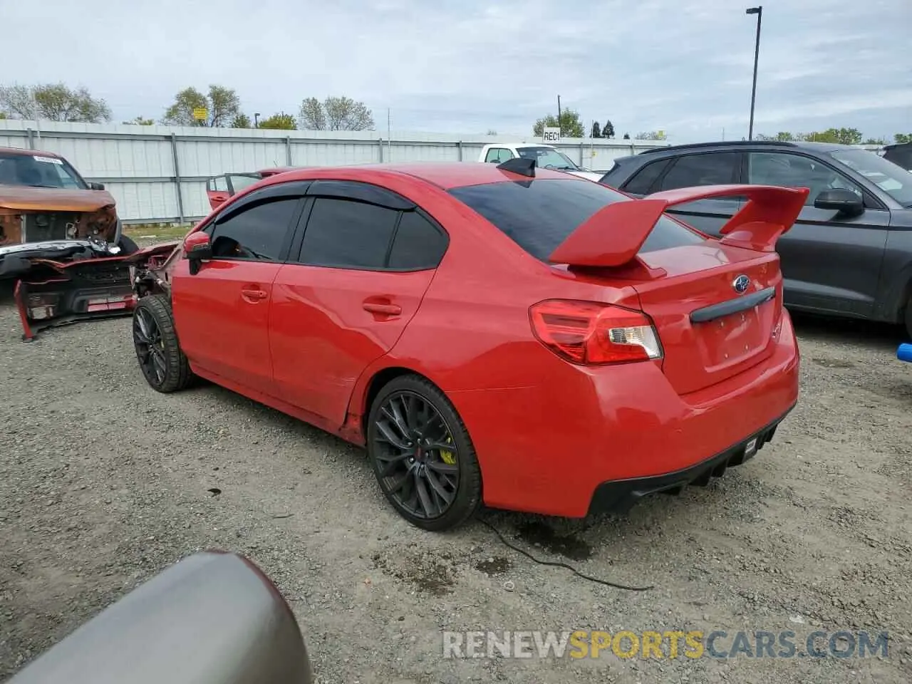 2 Photograph of a damaged car JF1VA2R65K9830600 SUBARU WRX 2019