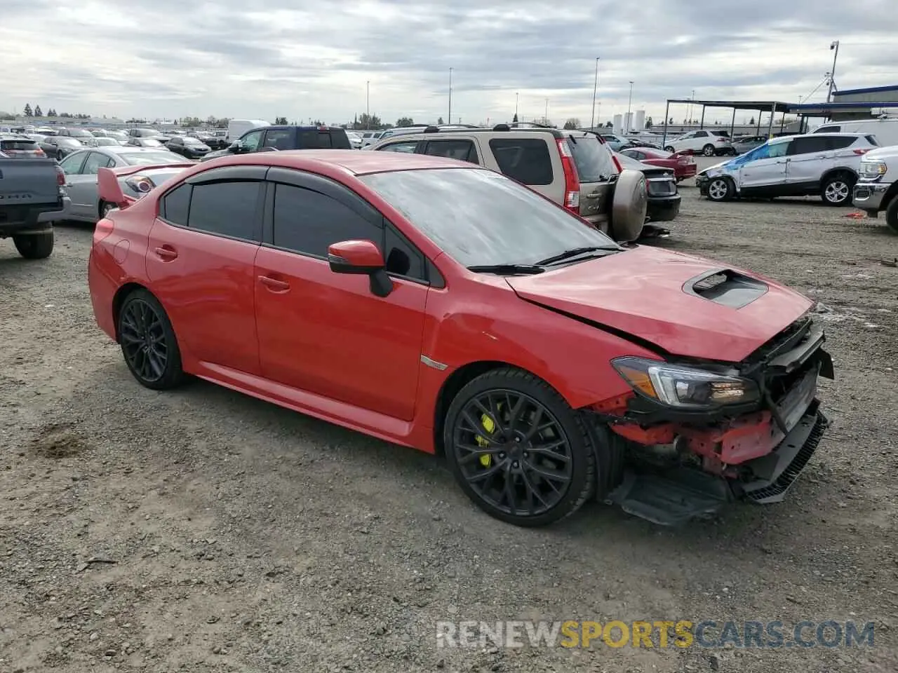 4 Photograph of a damaged car JF1VA2R65K9830600 SUBARU WRX 2019