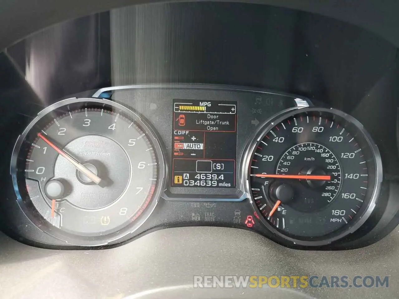 9 Photograph of a damaged car JF1VA2R65K9830600 SUBARU WRX 2019