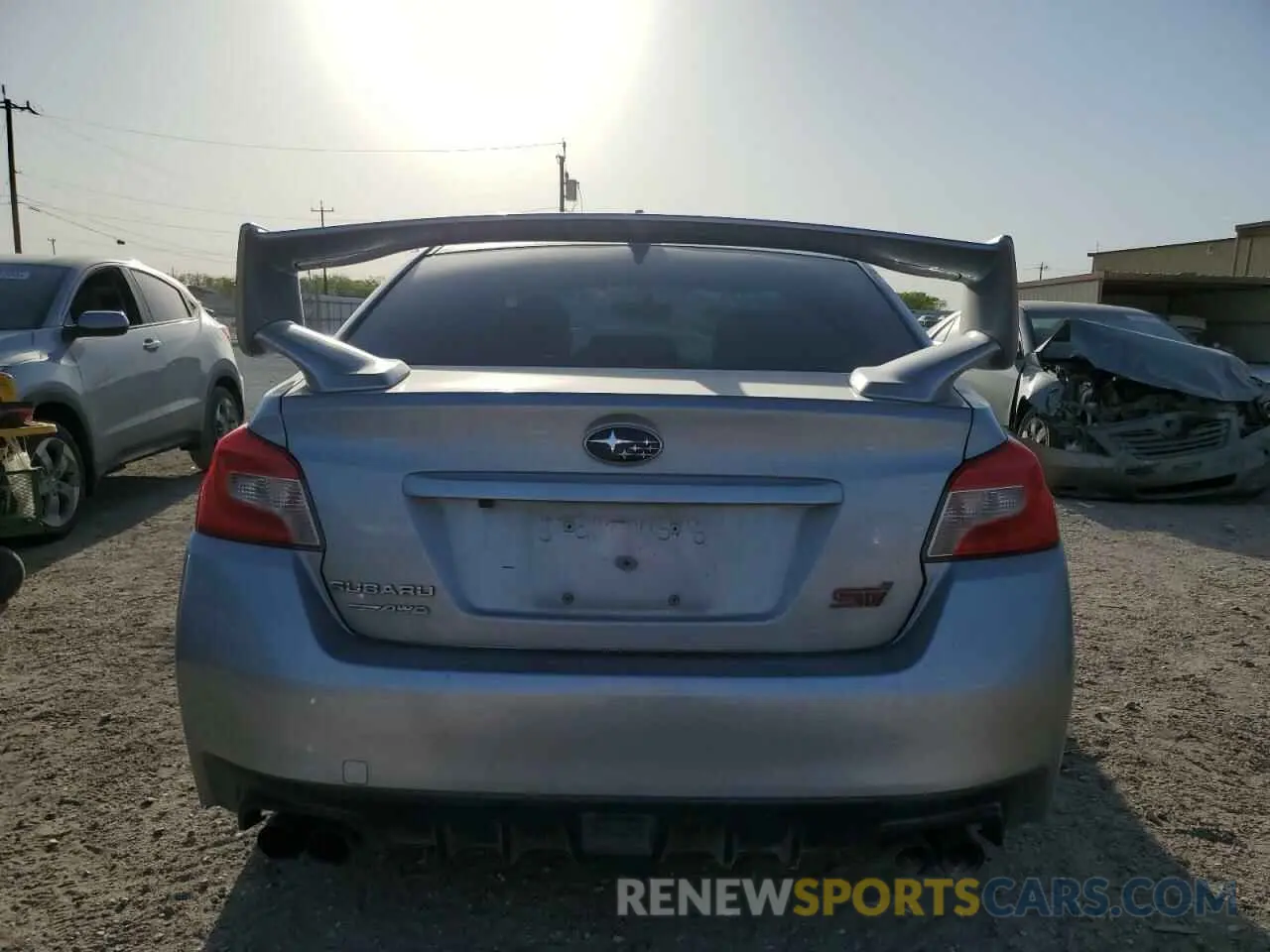 6 Photograph of a damaged car JF1VA2R68K9817064 SUBARU WRX 2019