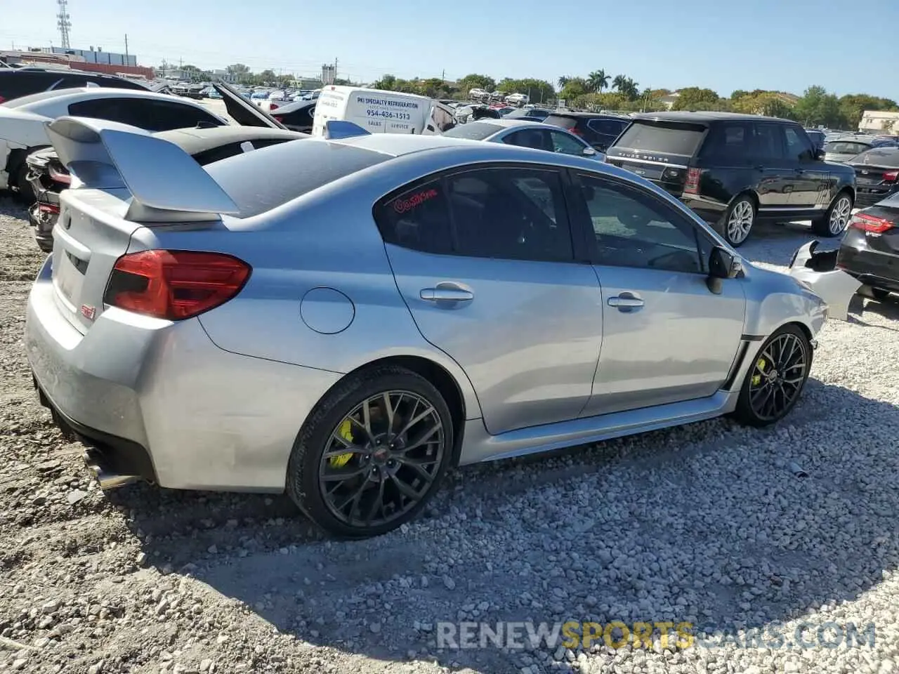 3 Photograph of a damaged car JF1VA2S60K9822026 SUBARU WRX 2019