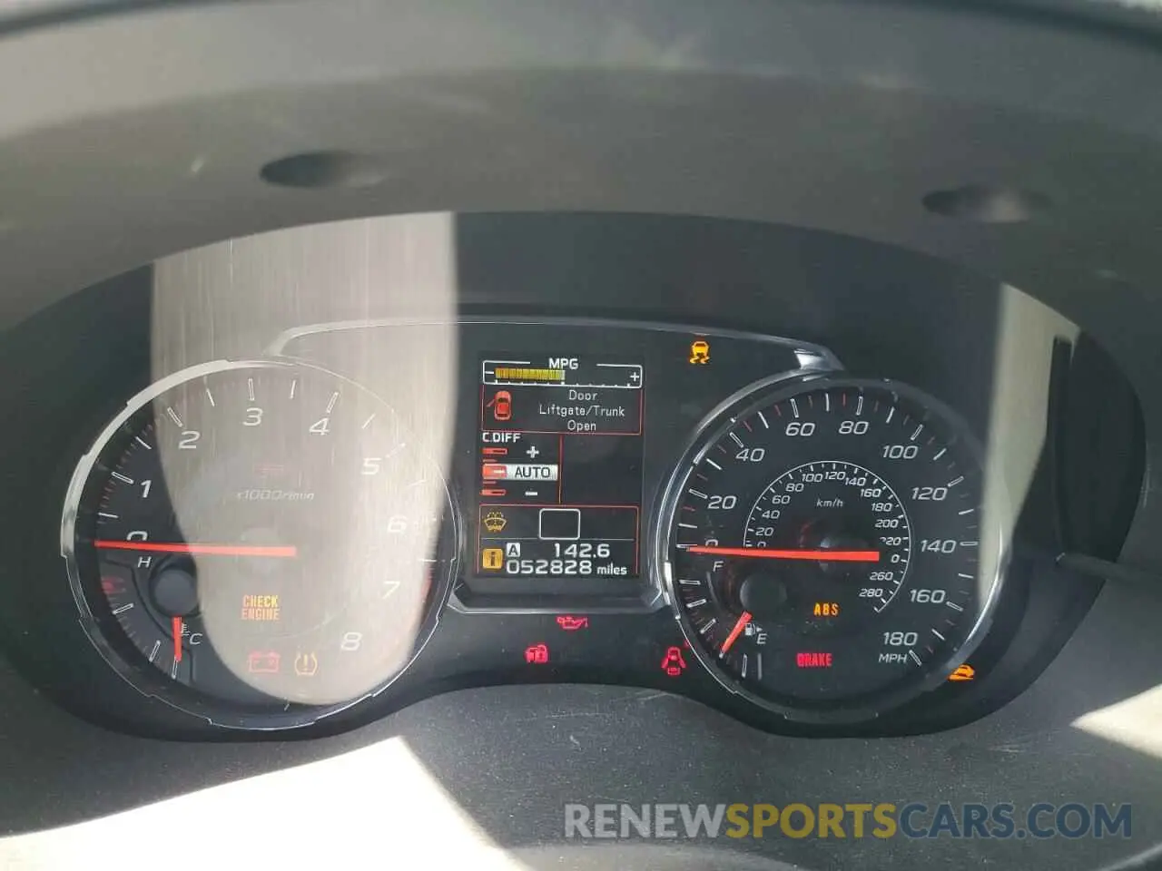 9 Photograph of a damaged car JF1VA2S60K9822026 SUBARU WRX 2019