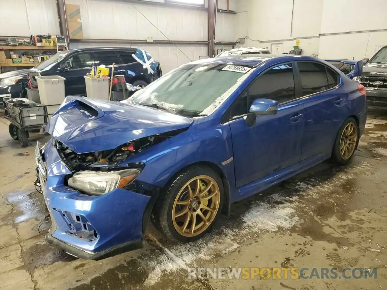 1 Photograph of a damaged car JF1VA2T65K9813661 SUBARU WRX 2019