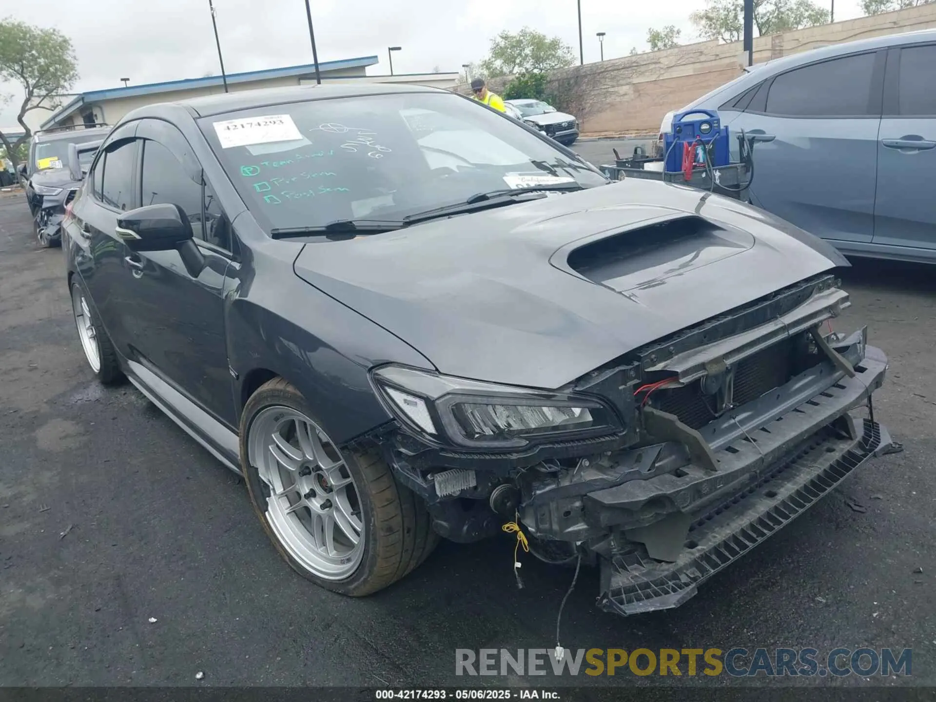 1 Photograph of a damaged car JF1VA1A60L9813422 SUBARU WRX 2020