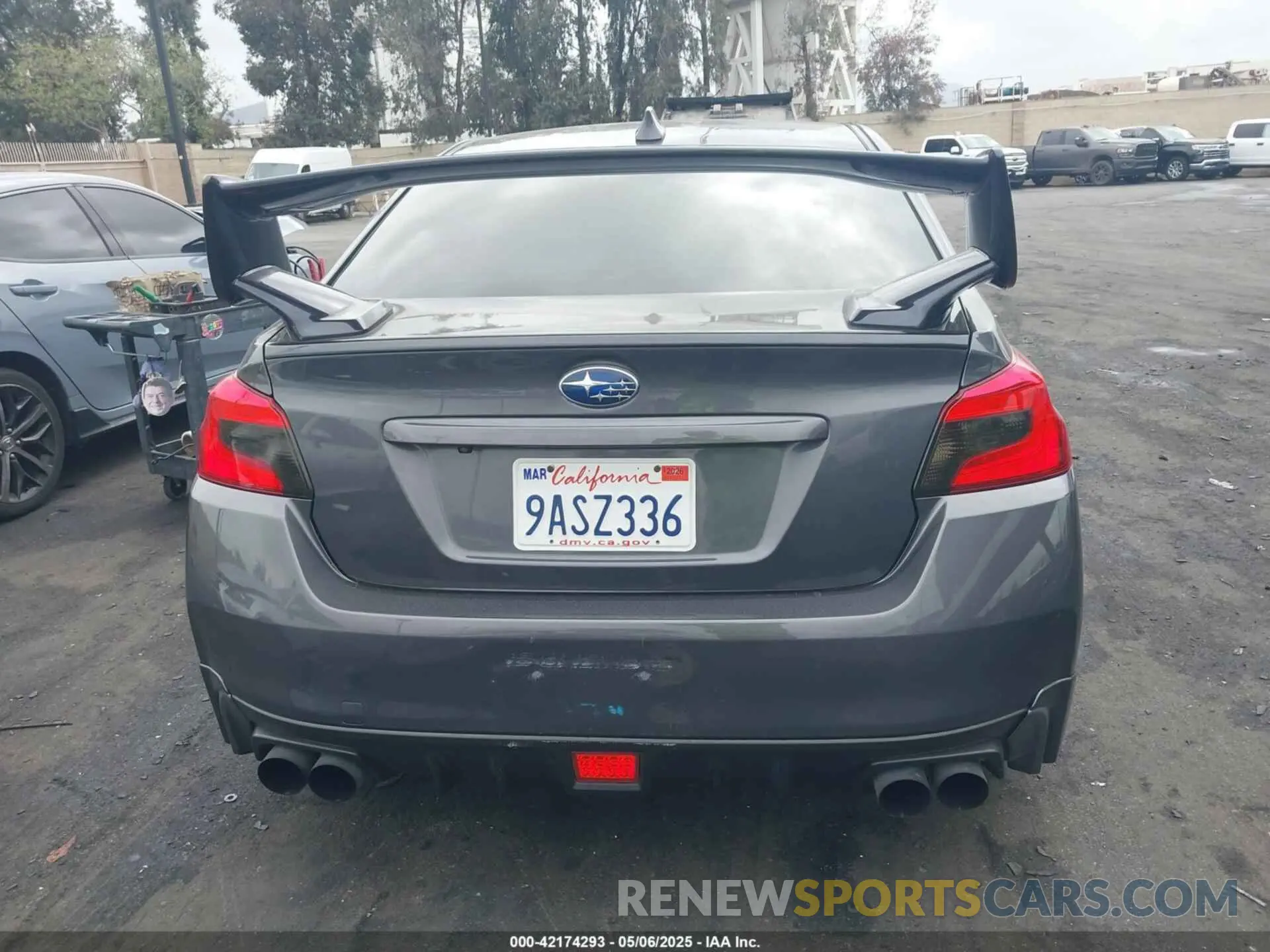 17 Photograph of a damaged car JF1VA1A60L9813422 SUBARU WRX 2020
