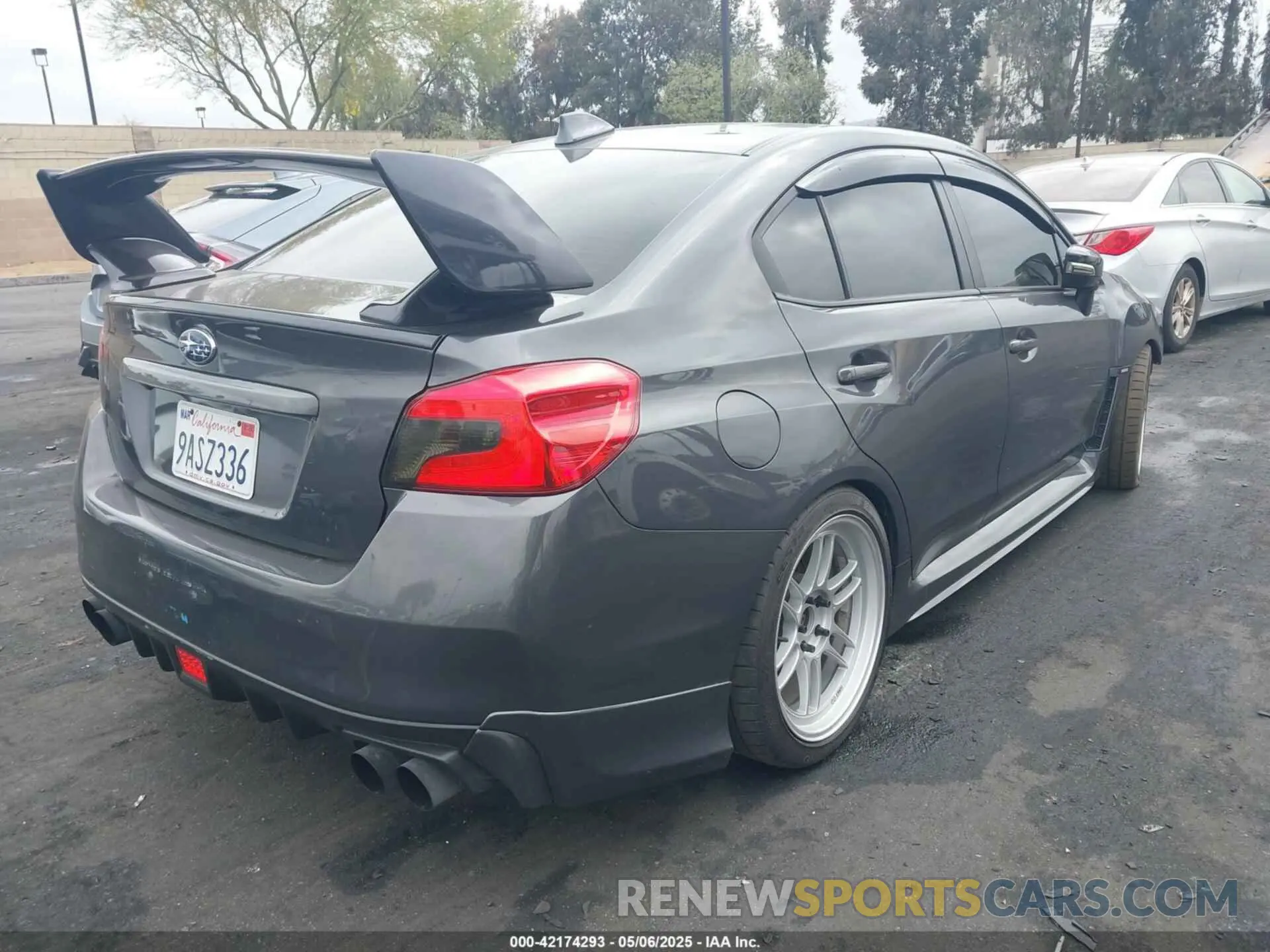 4 Photograph of a damaged car JF1VA1A60L9813422 SUBARU WRX 2020