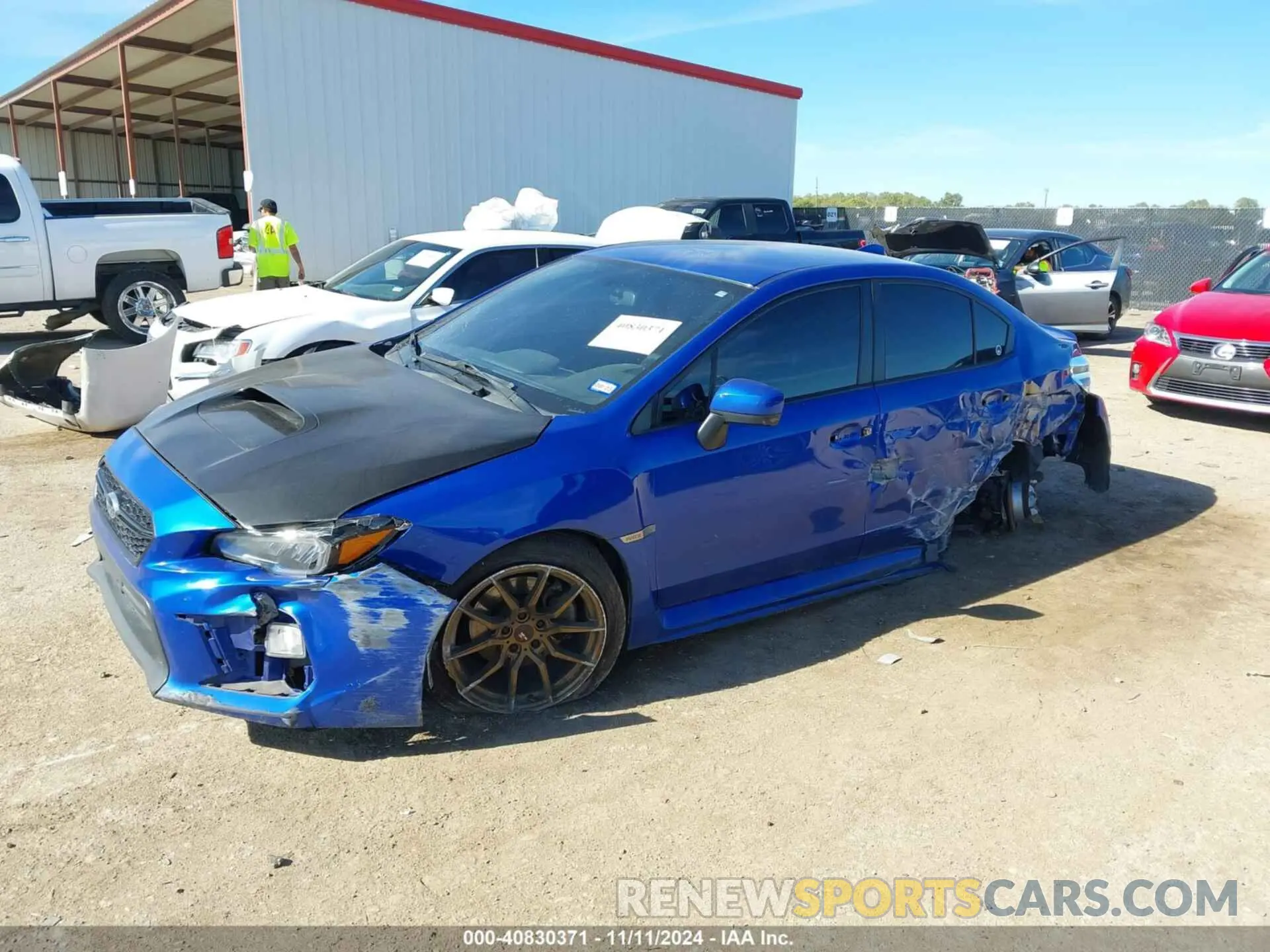 2 Photograph of a damaged car JF1VA1A60L9821357 SUBARU WRX 2020