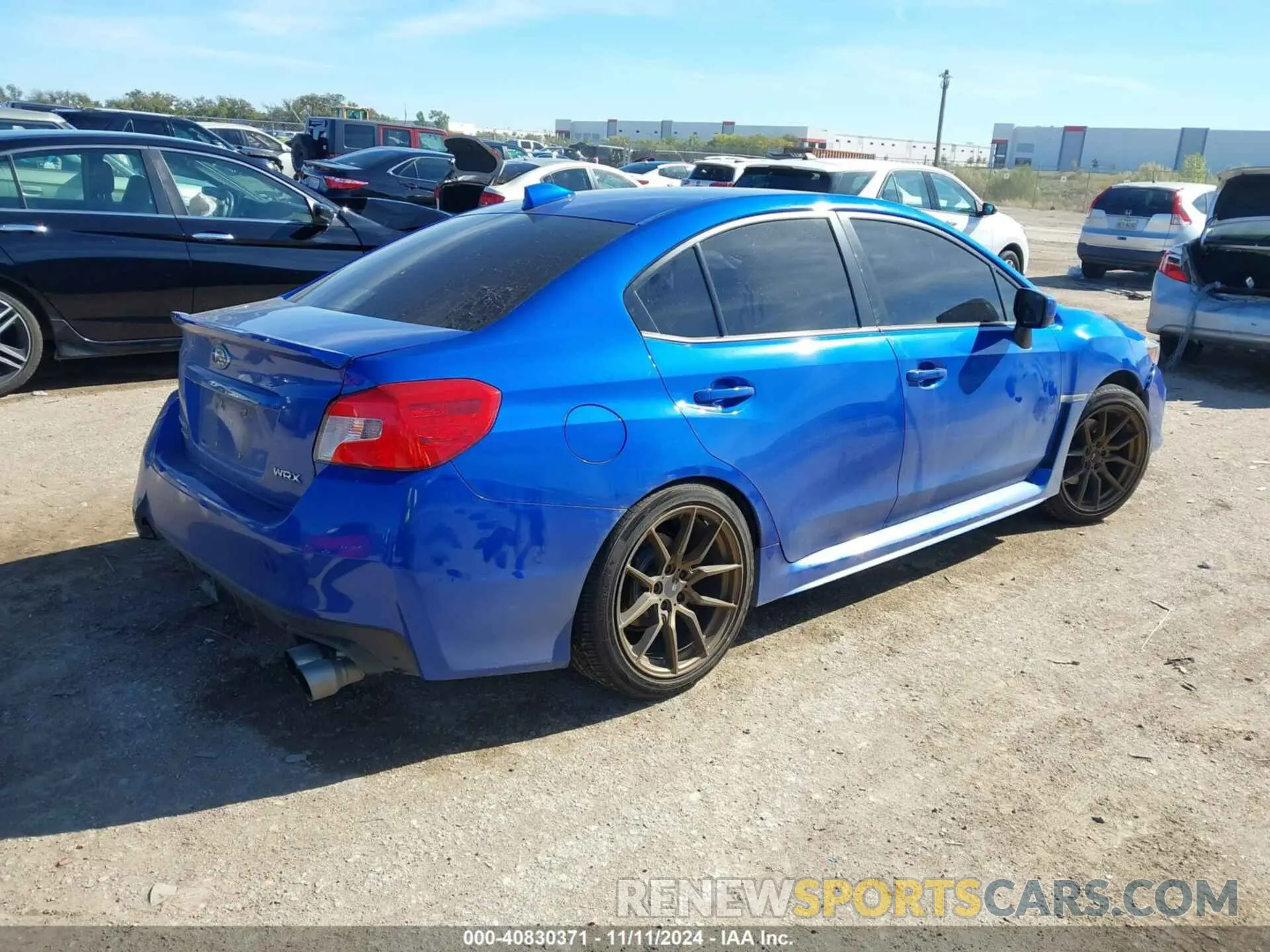 4 Photograph of a damaged car JF1VA1A60L9821357 SUBARU WRX 2020