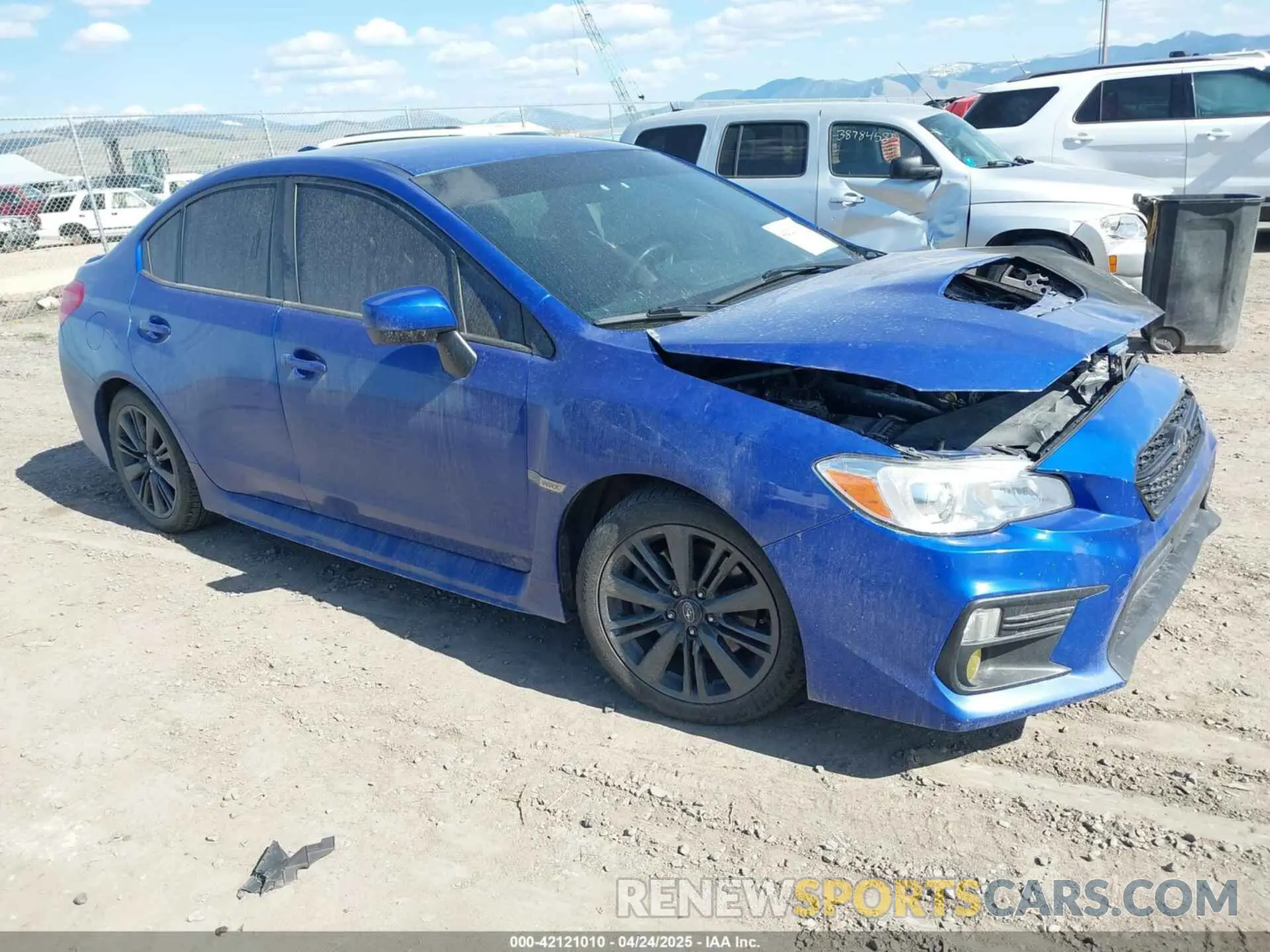 1 Photograph of a damaged car JF1VA1A60L9827899 SUBARU WRX 2020