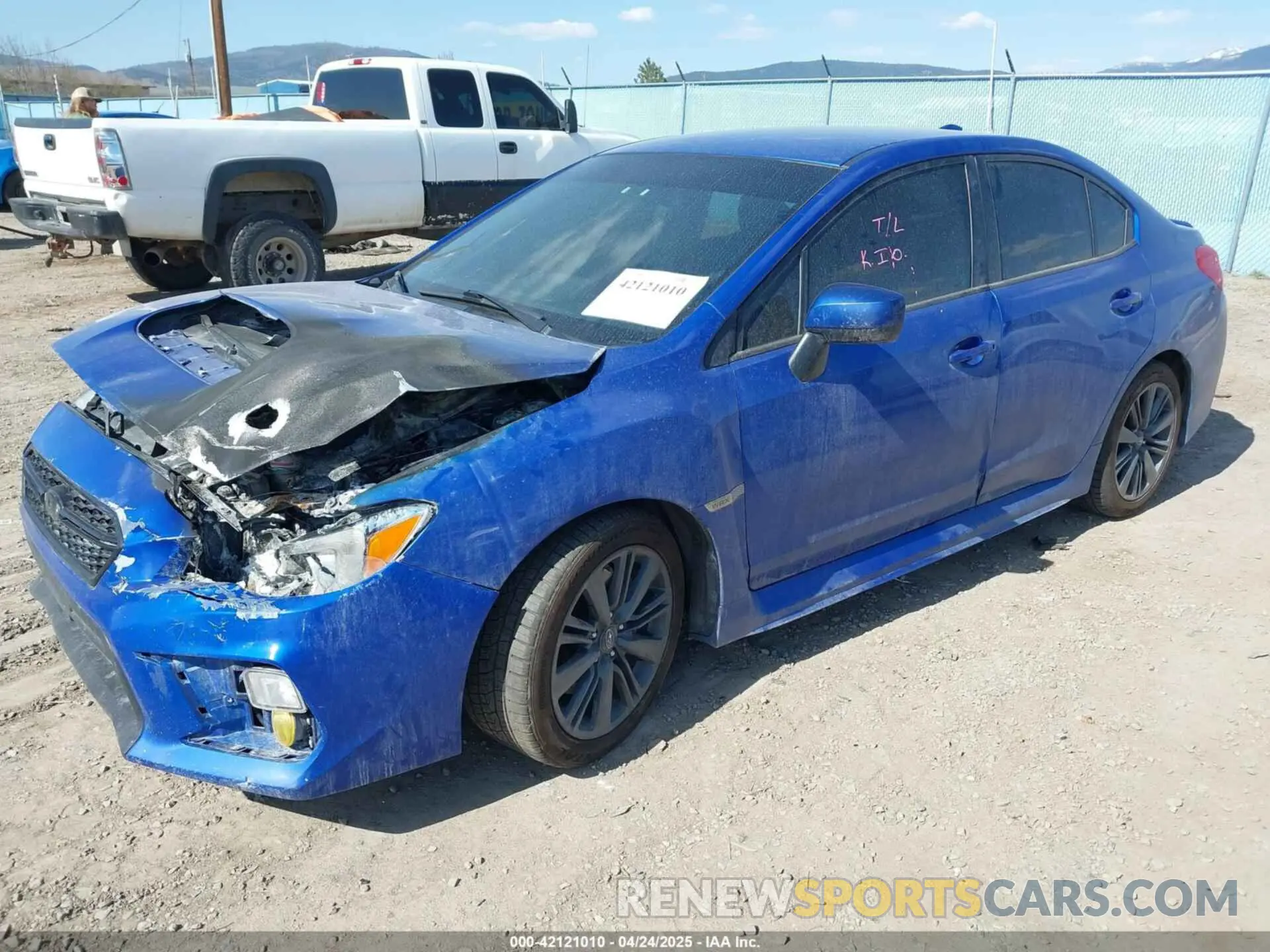 2 Photograph of a damaged car JF1VA1A60L9827899 SUBARU WRX 2020