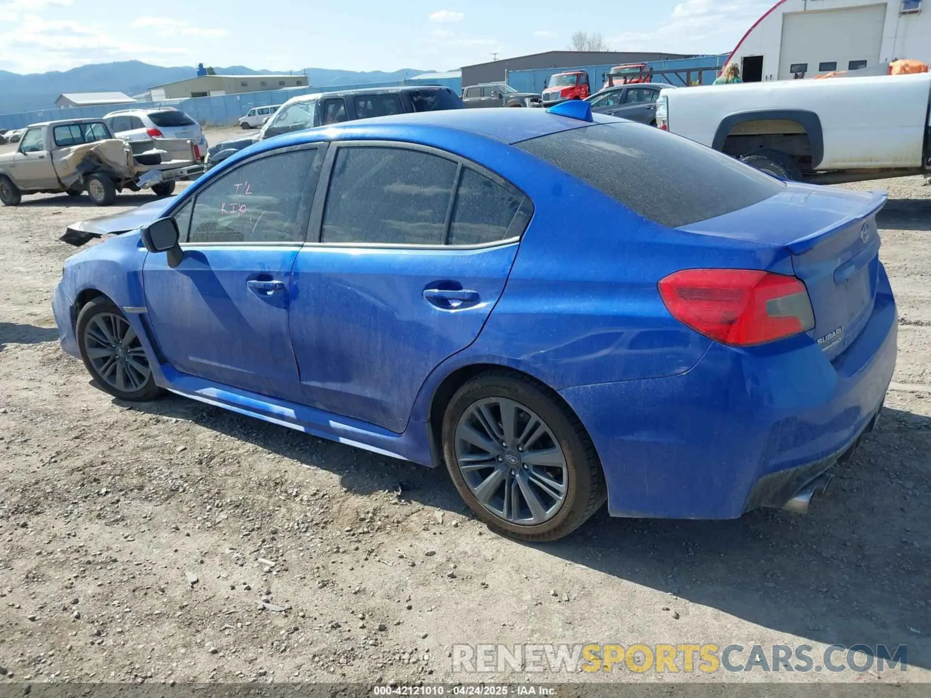 3 Photograph of a damaged car JF1VA1A60L9827899 SUBARU WRX 2020