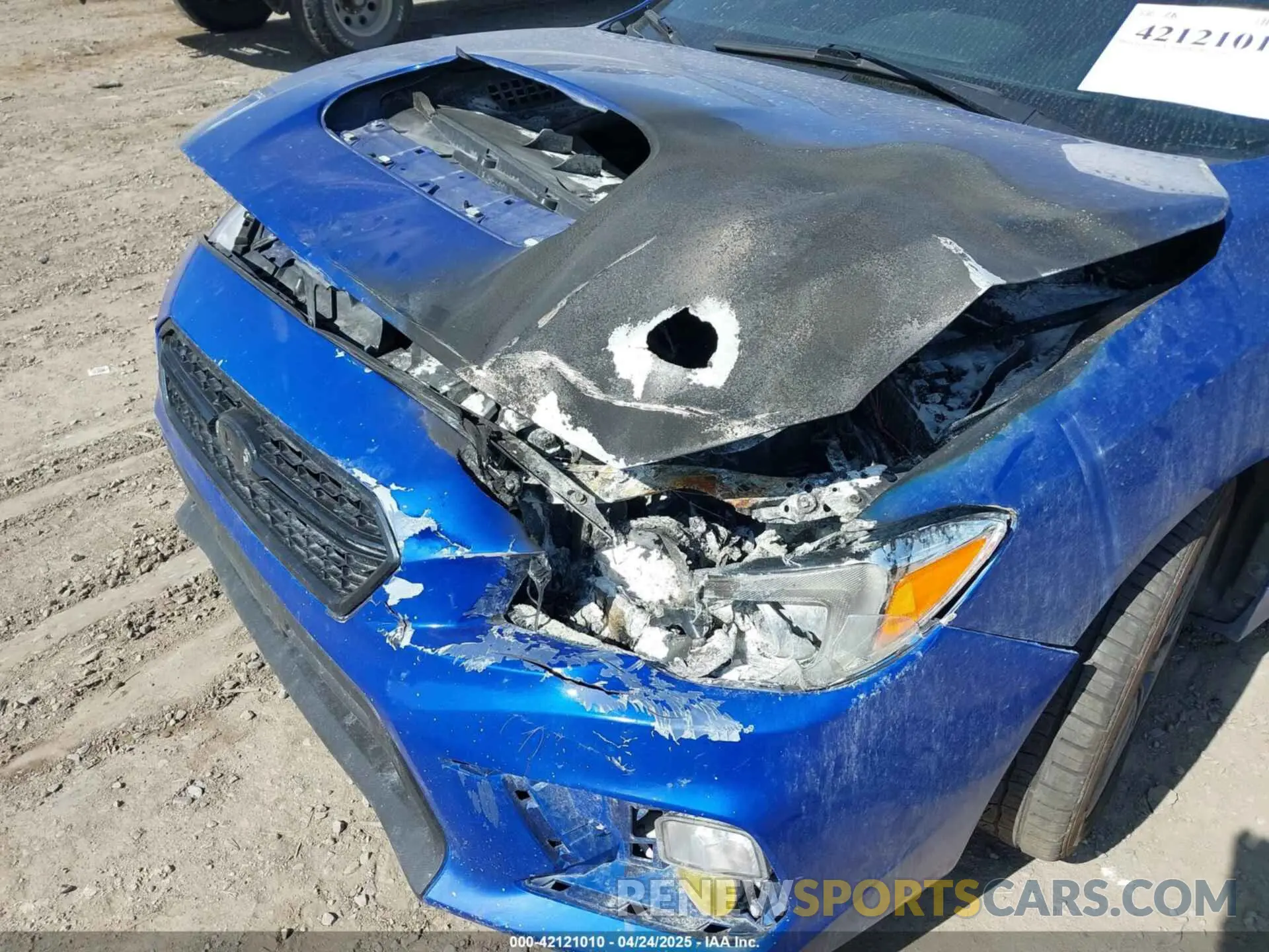 6 Photograph of a damaged car JF1VA1A60L9827899 SUBARU WRX 2020