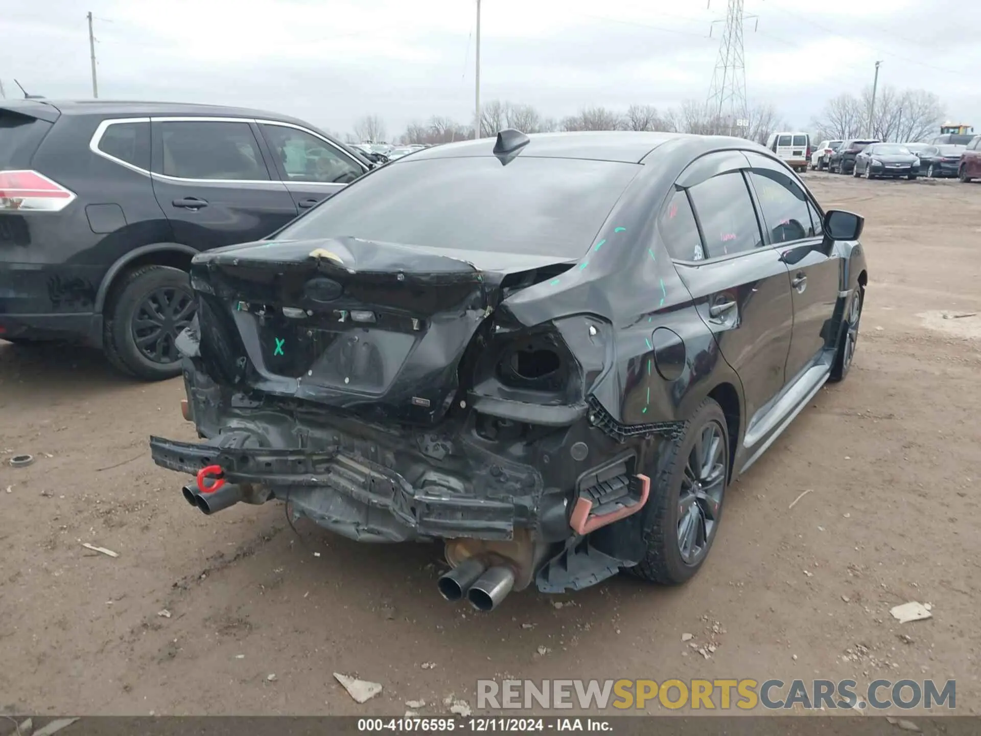 4 Photograph of a damaged car JF1VA1A62L9817004 SUBARU WRX 2020