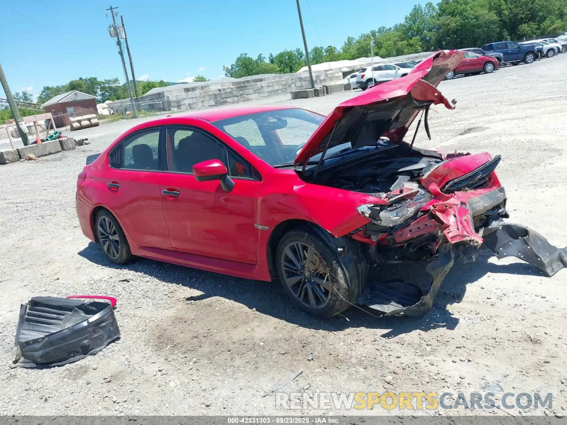 1 Photograph of a damaged car JF1VA1A65L9814369 SUBARU WRX 2020