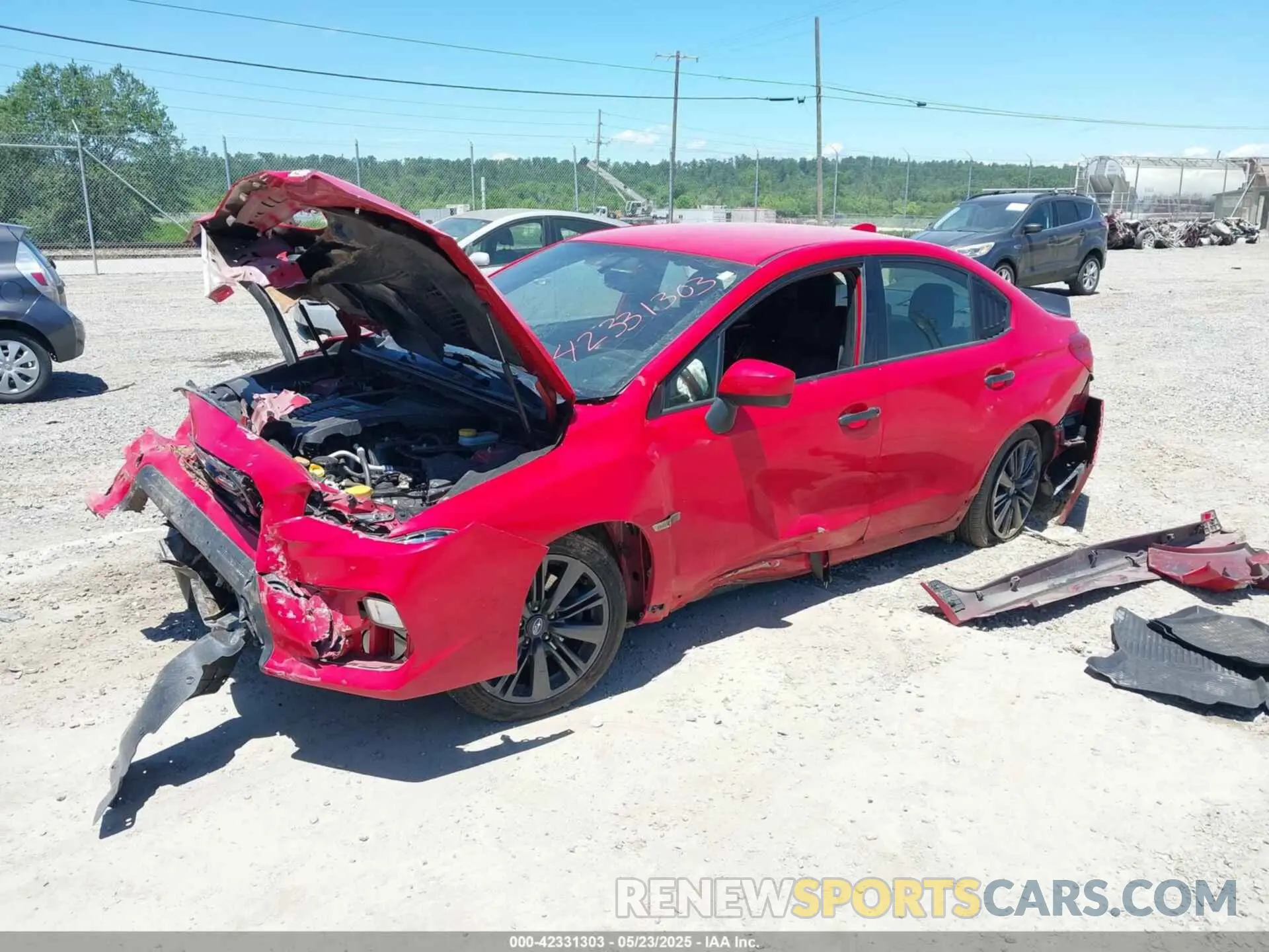2 Photograph of a damaged car JF1VA1A65L9814369 SUBARU WRX 2020