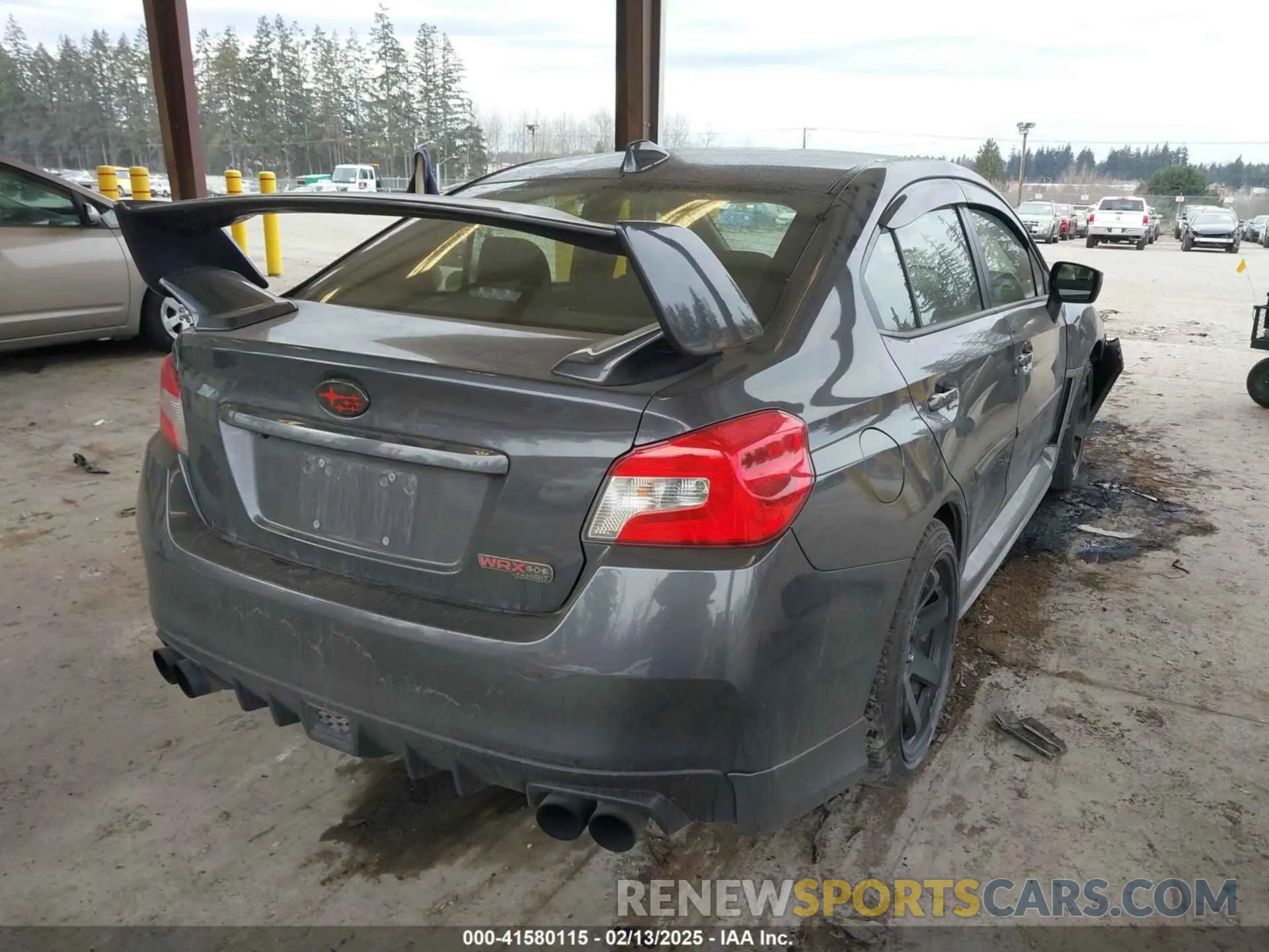 4 Photograph of a damaged car JF1VA1A66L9822836 SUBARU WRX 2020