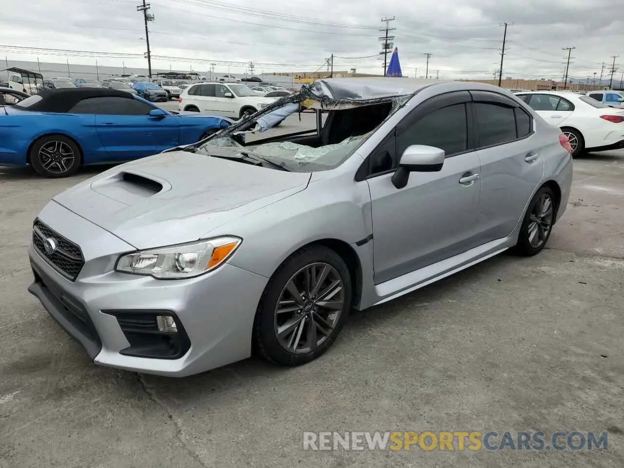 1 Photograph of a damaged car JF1VA1A67L9832548 SUBARU WRX 2020