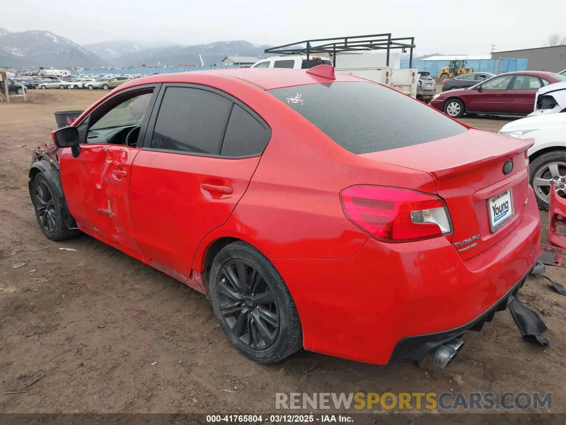 3 Photograph of a damaged car JF1VA1A69L9807067 SUBARU WRX 2020